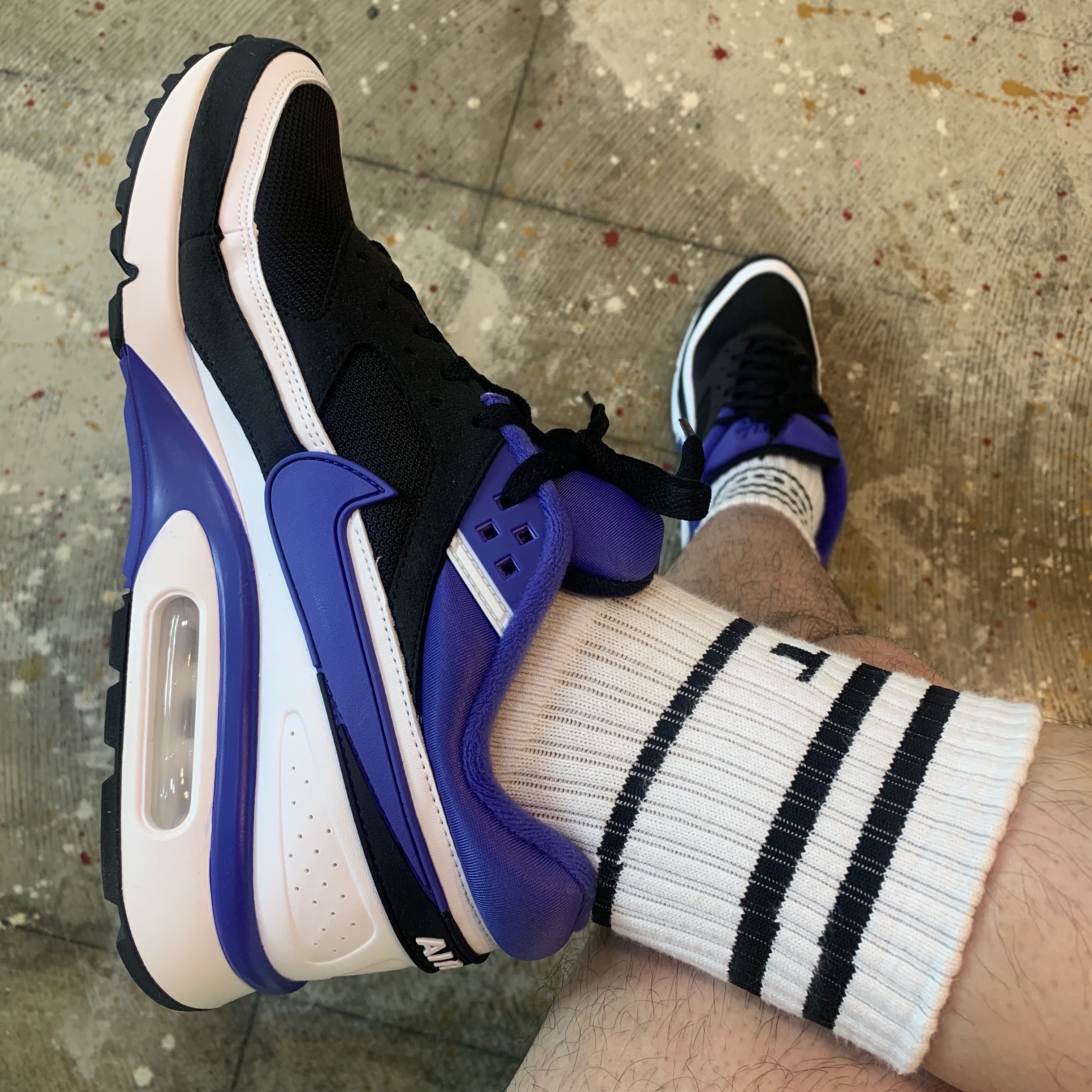 Nike Air Max BW OG Persian Violet 착용 스타일