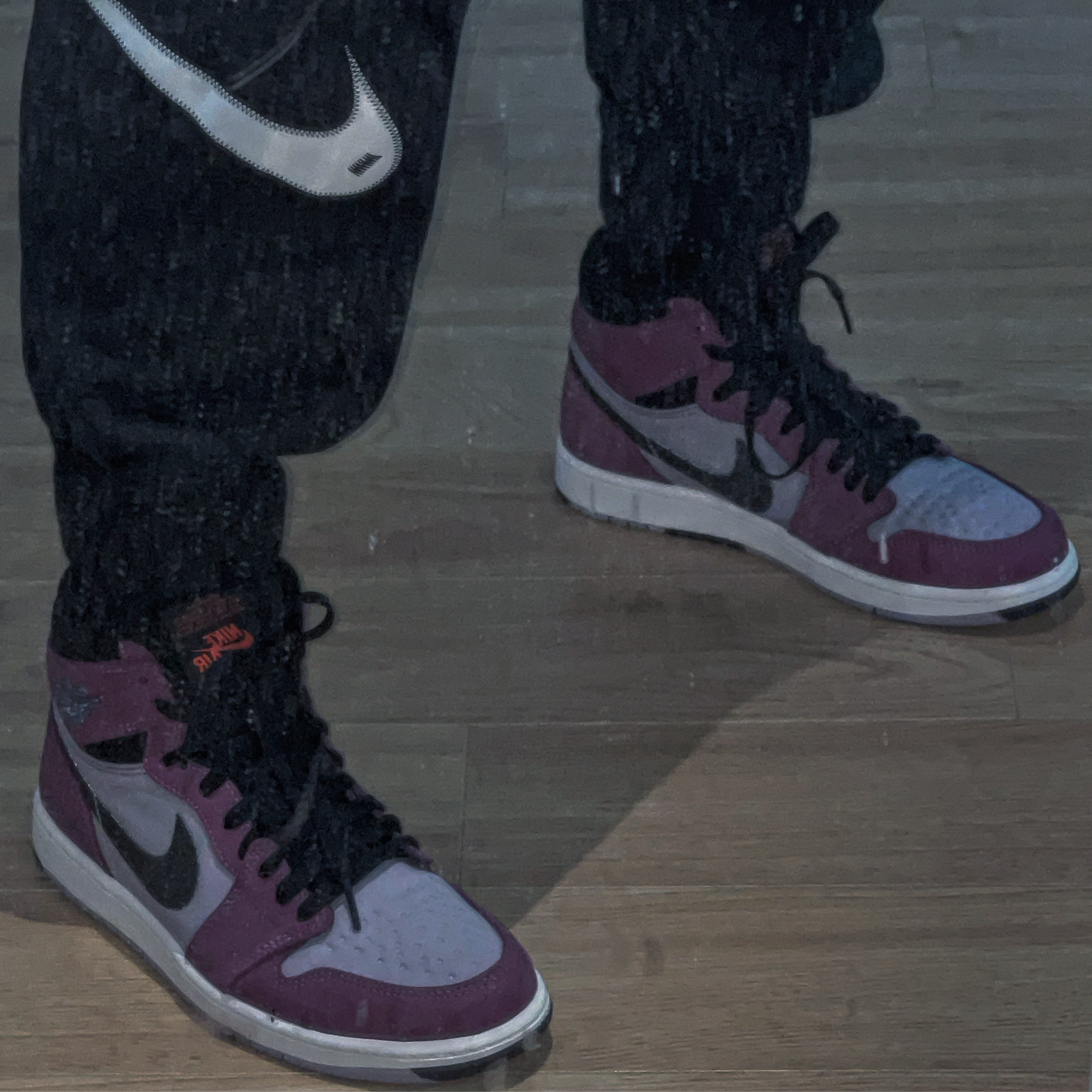 Jordan 1 Element Gore-Tex Berry 착용 스타일