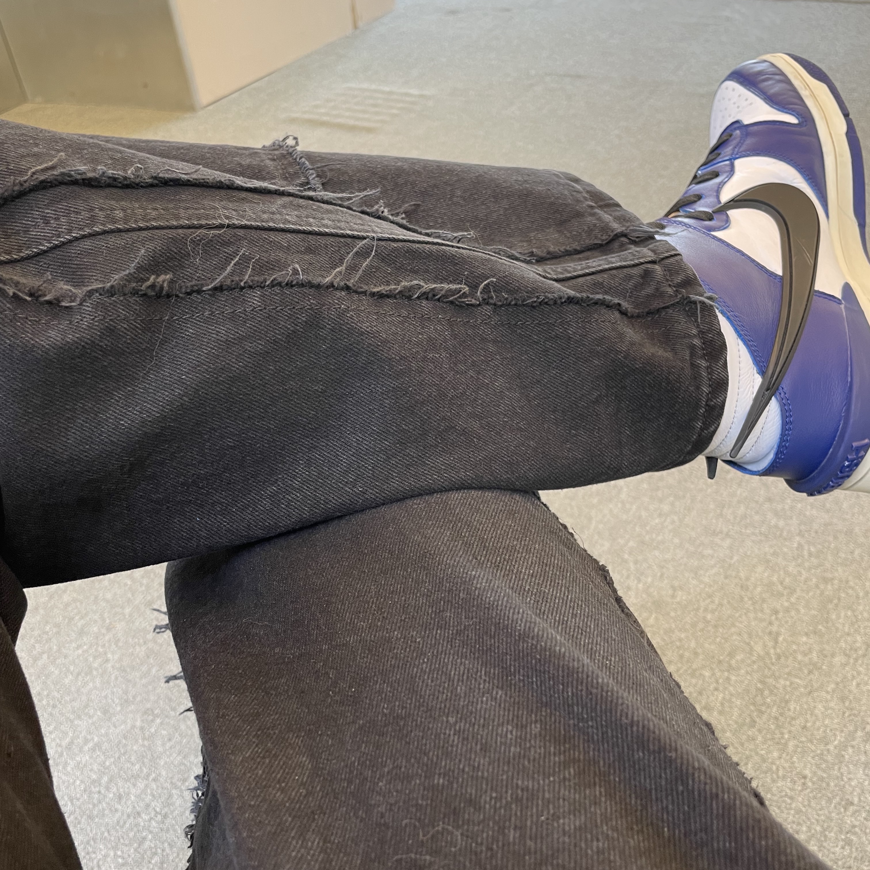 Nike x Ambush Dunk High Deep Royal Blue 착용 스타일