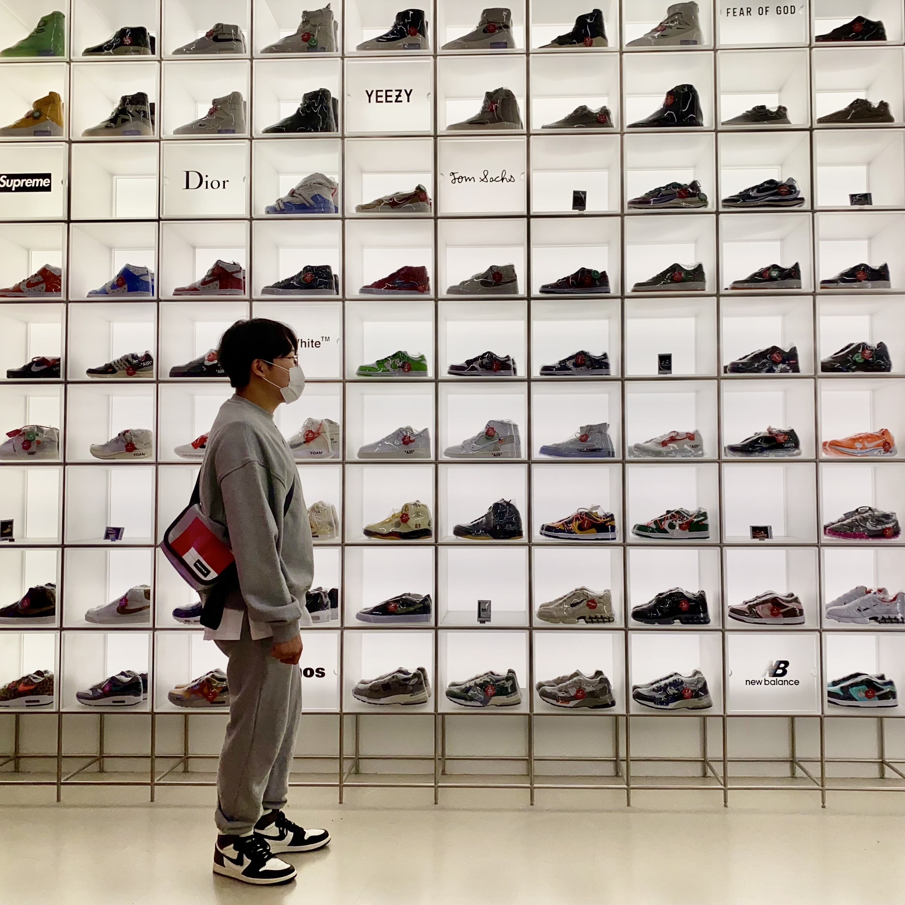 Jordan 1 Retro High OG Black Mocha, Nike x Stussy NRG ZR Fleece Pants Heather Grey - US/EU 착용 스타일