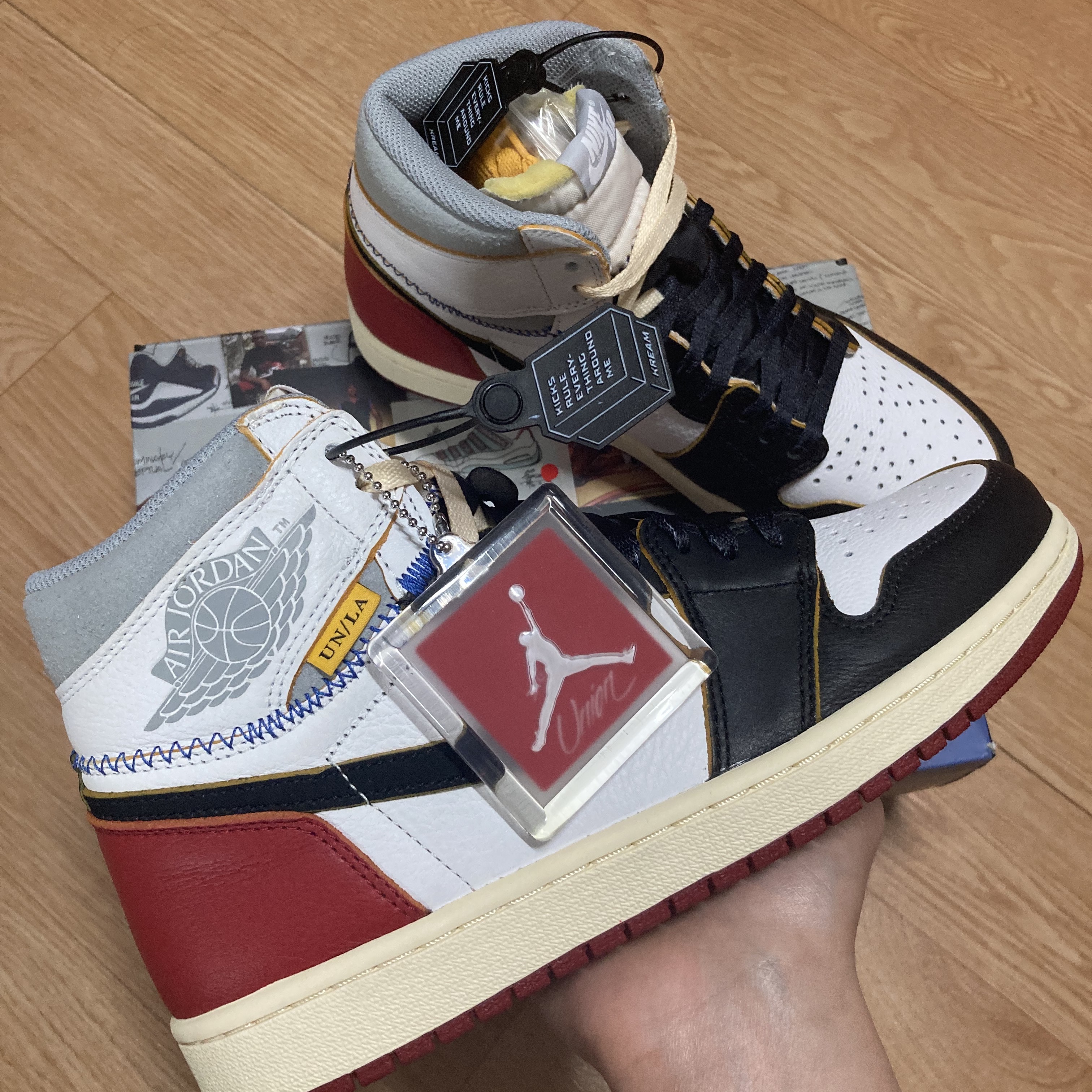 Jordan 1 x Union Retro High Black Toe 착용 스타일