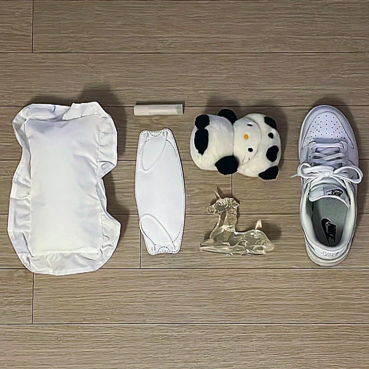 (W) Jordan 1 Elevate Low White Onyx, (W) Nike Dunk Low Triple White 착용 스타일 - 2