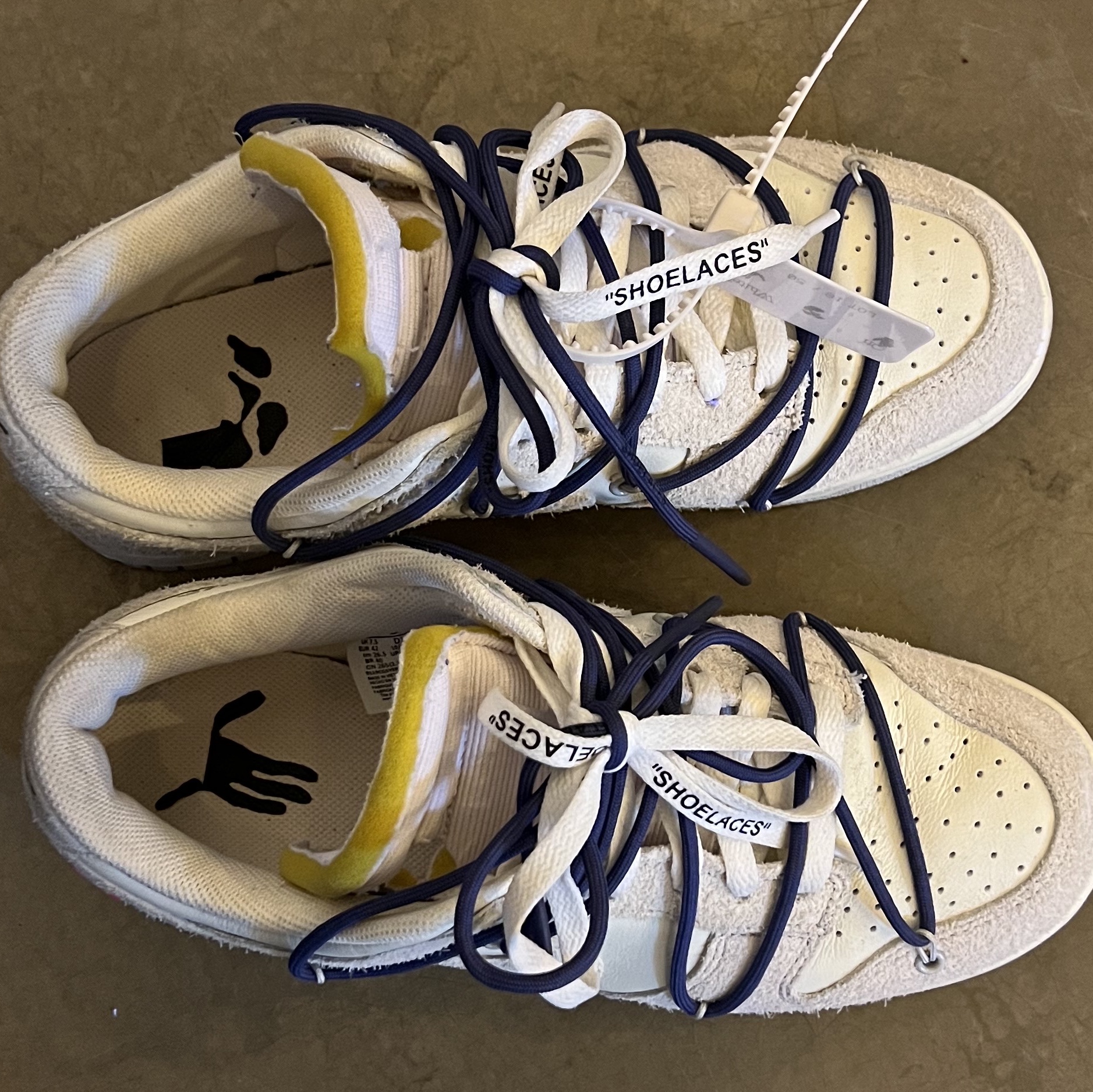 Nike x Off-White Dunk Low The 50 - Lot 18 착용 스타일