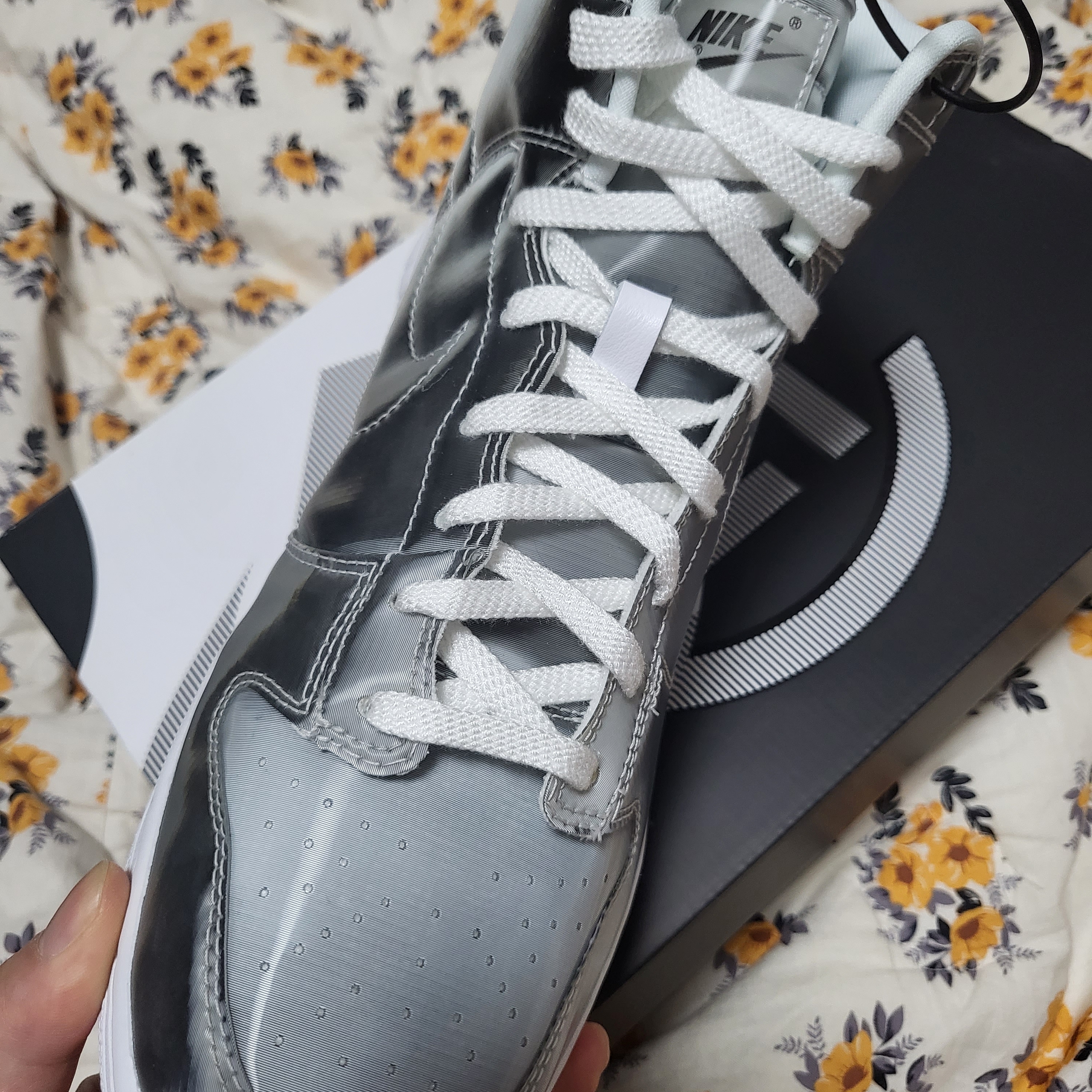Nike x Clot Dunk High Flux 착용 스타일 - 3