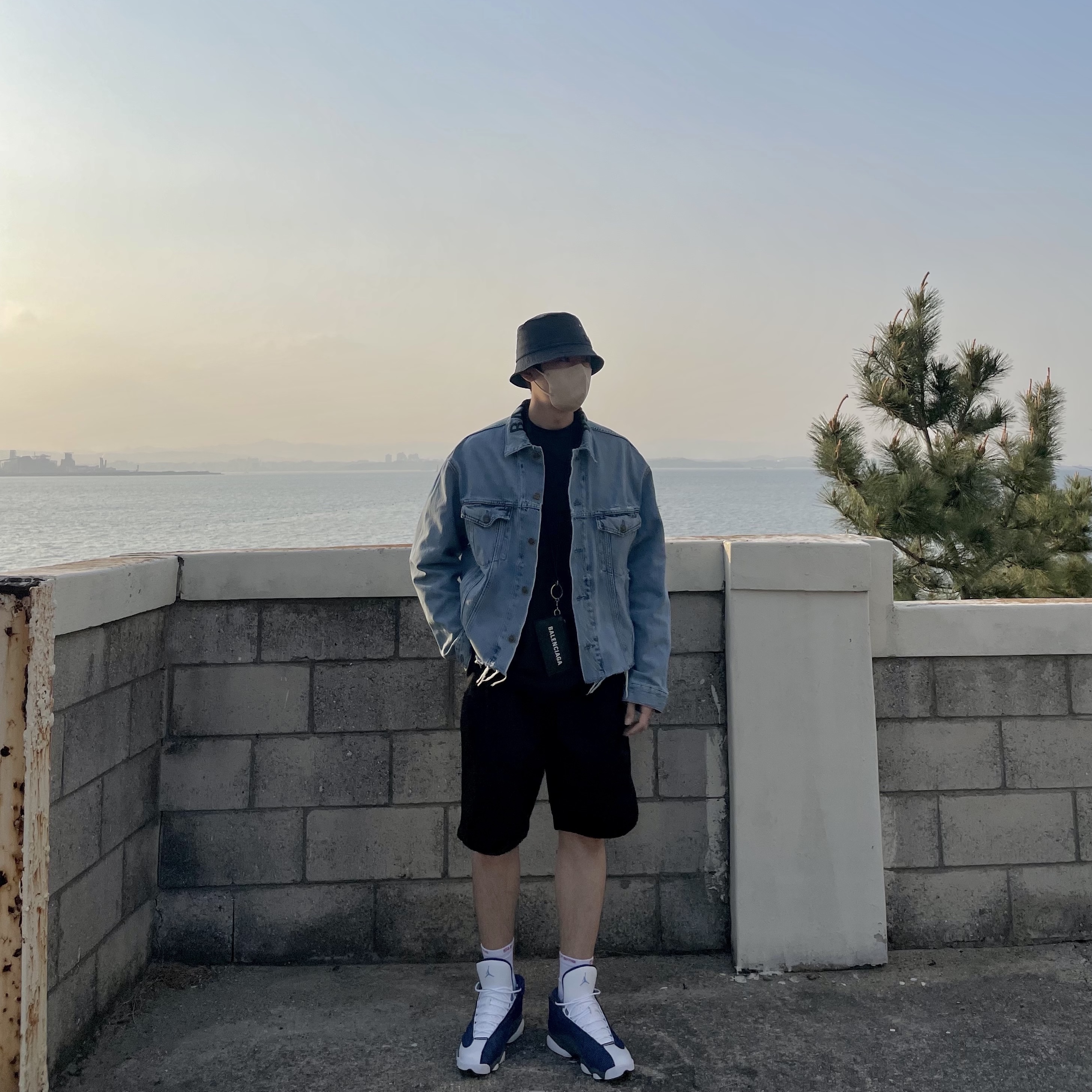 Supreme Hanes Crew Socks White (4 Pack), Jordan 13 Retro Flint 2020 착용 스타일 - 2