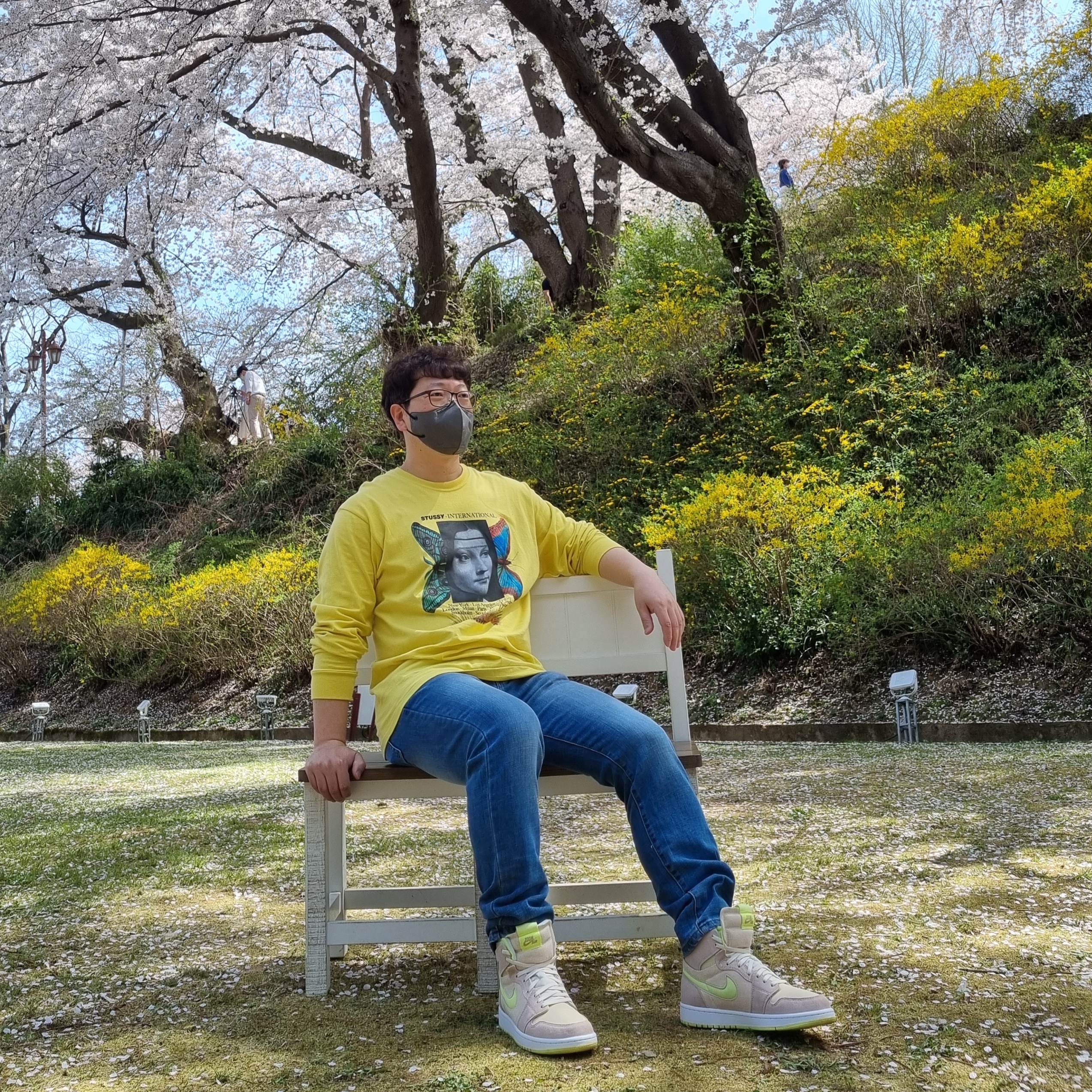 (W) Jordan 1 Zoom Air CMFT Lemon Twist 착용 스타일 - 1