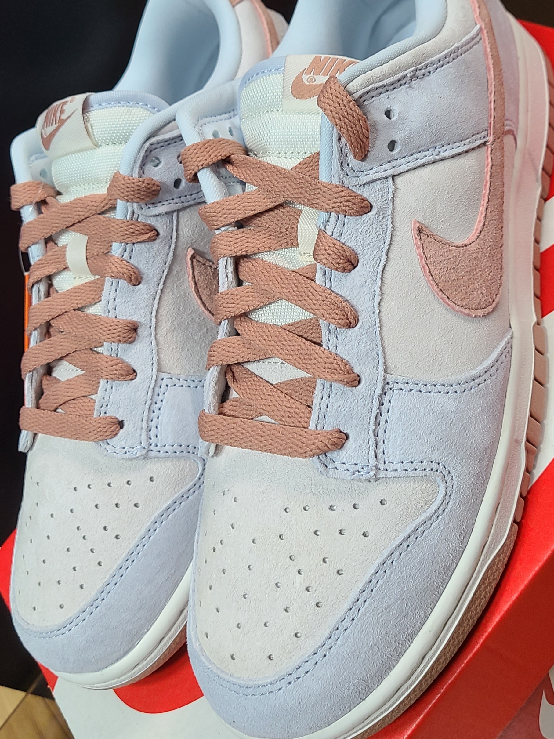 Nike Dunk Low Retro PRM Fossil Rose 착용 스타일