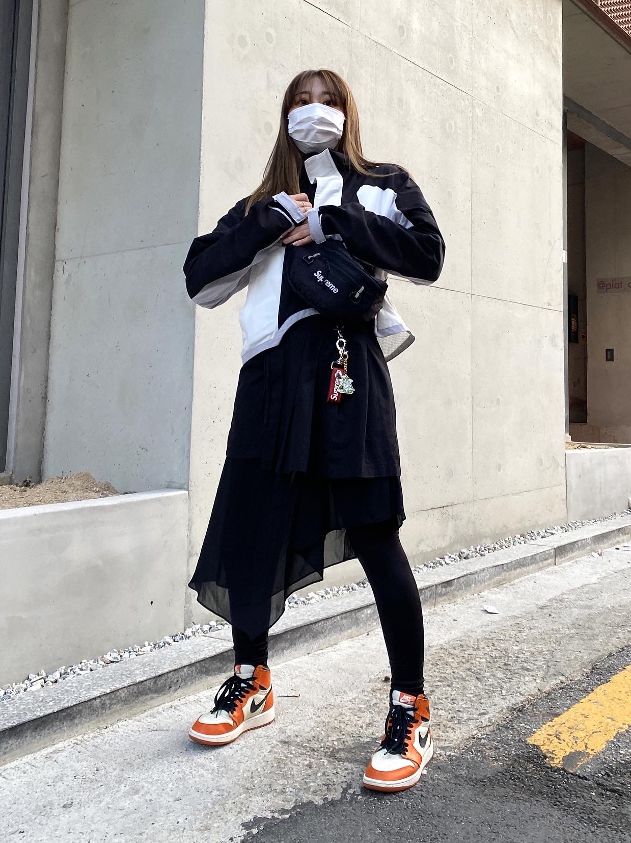 Jordan 1 Retro High OG Reverse Shattered Backboard, (GS) Jordan 1 Retro High OG Reverse Shattered Backboard 착용 스타일