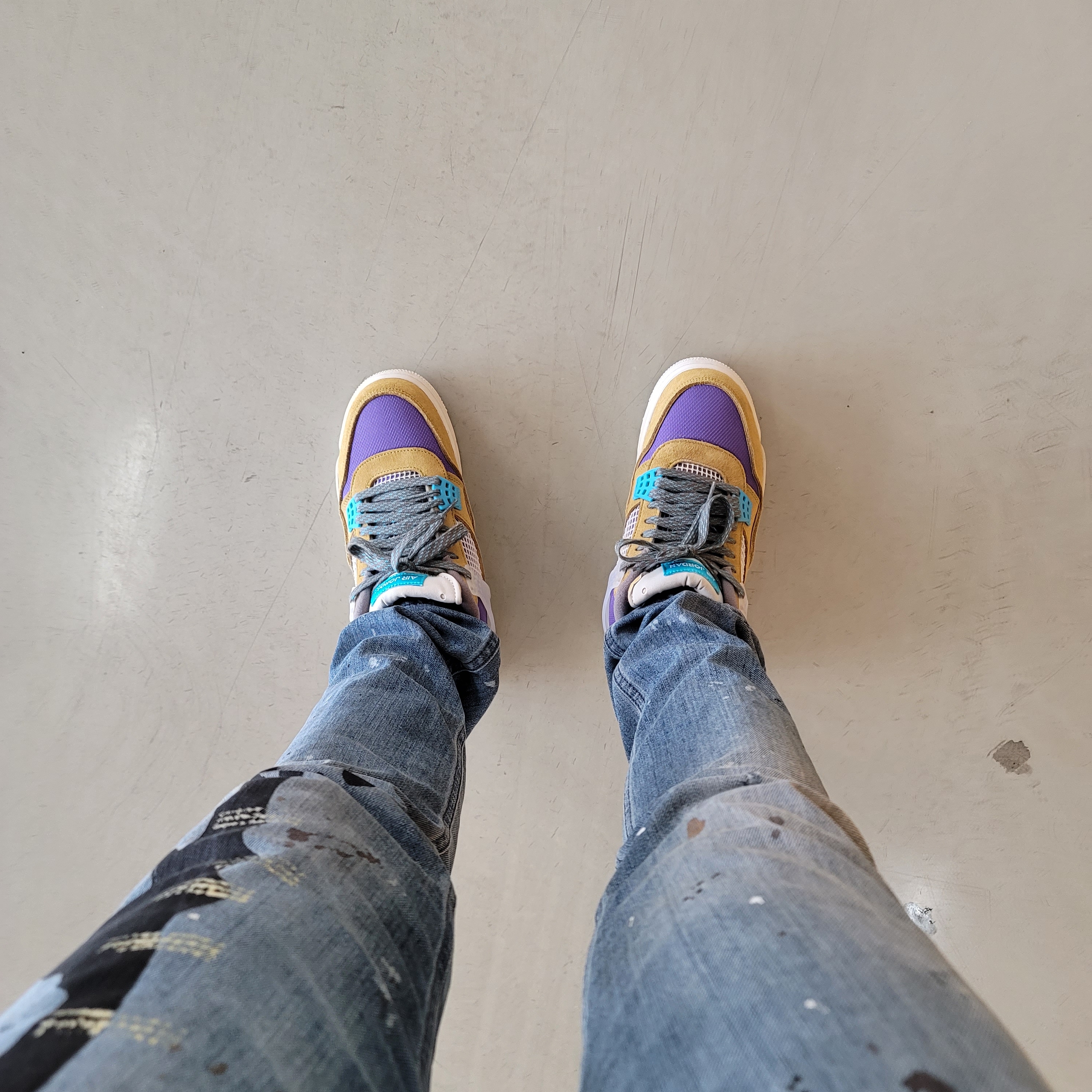 Jordan 4 x Union Retro SP Desert Moss 착용 스타일