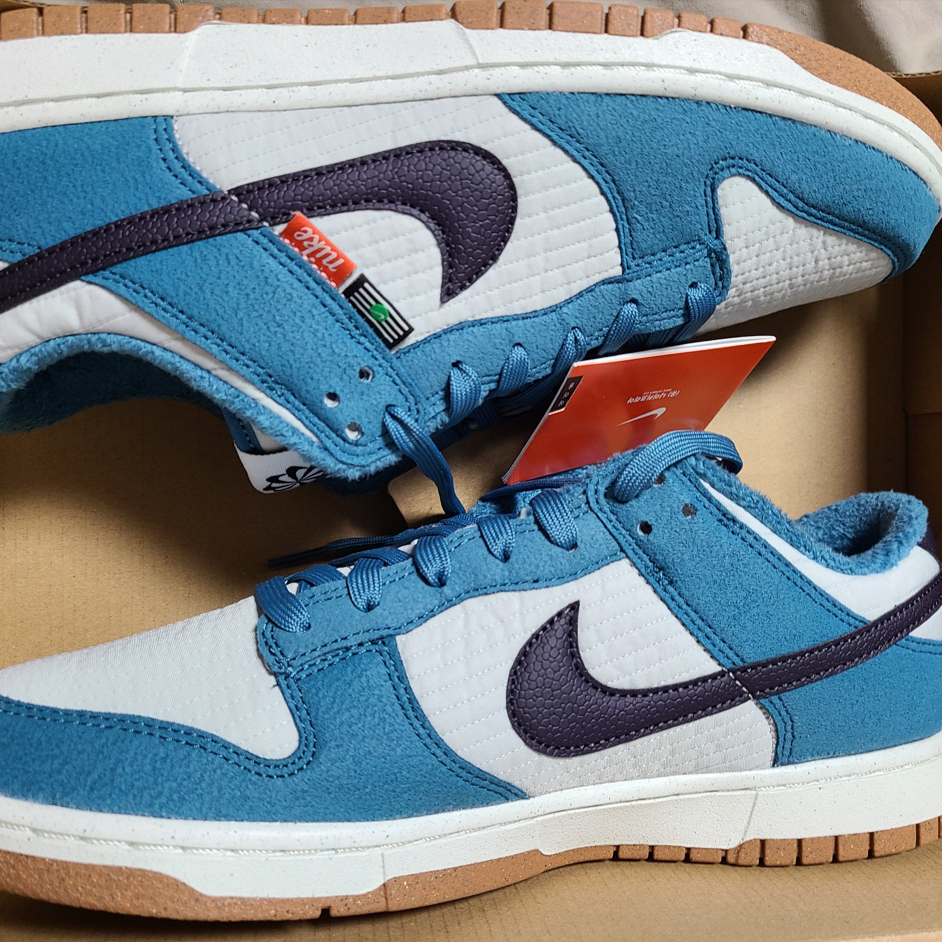 Nike Dunk Low Retro Next Nature Riftblue 착용 스타일 - 2