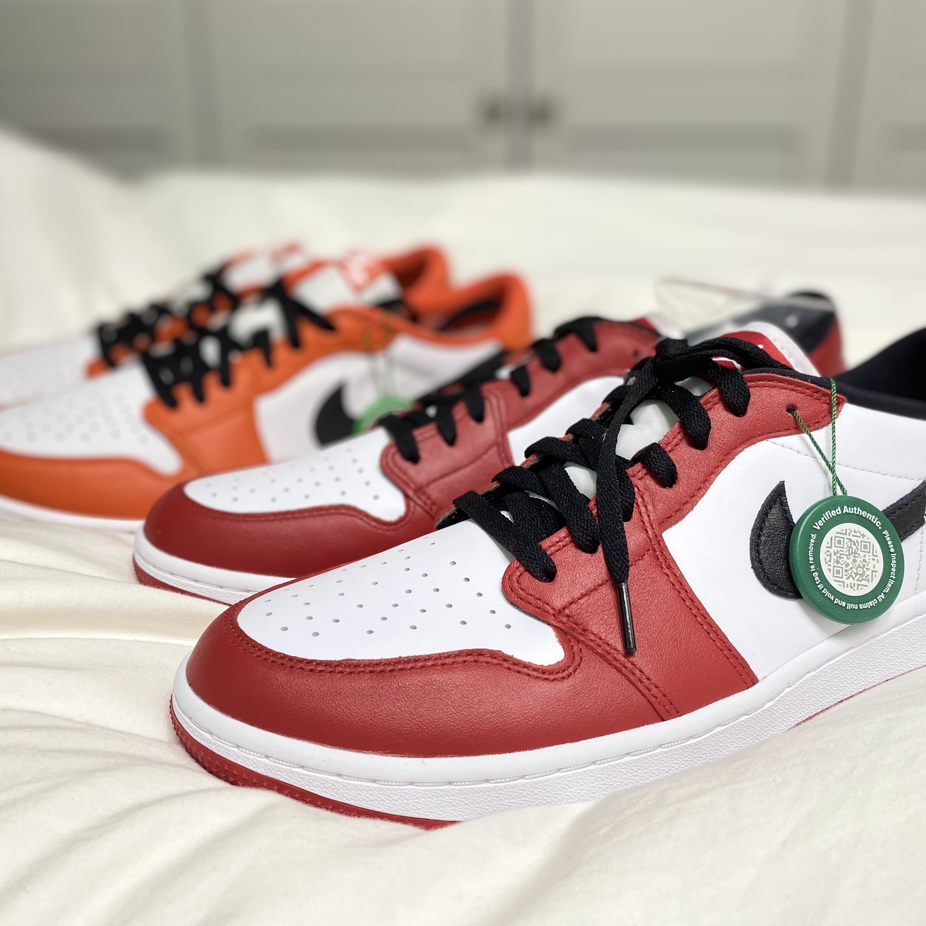 Jordan 1 Low Golf Chicago, Jordan 1 Low OG Starfish 착용 스타일 - 3