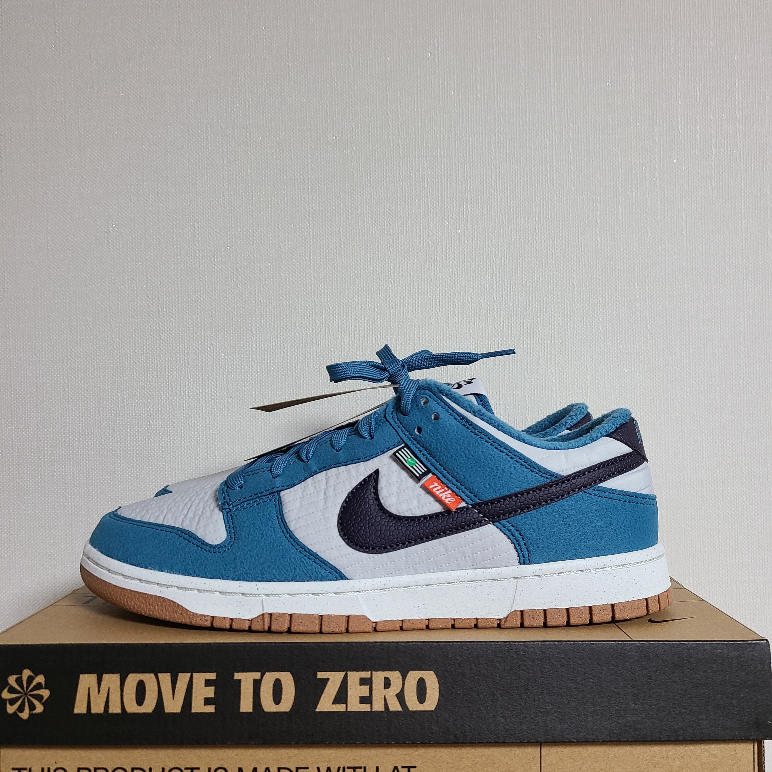 Nike Dunk Low Retro Next Nature Riftblue 착용 스타일 - 3