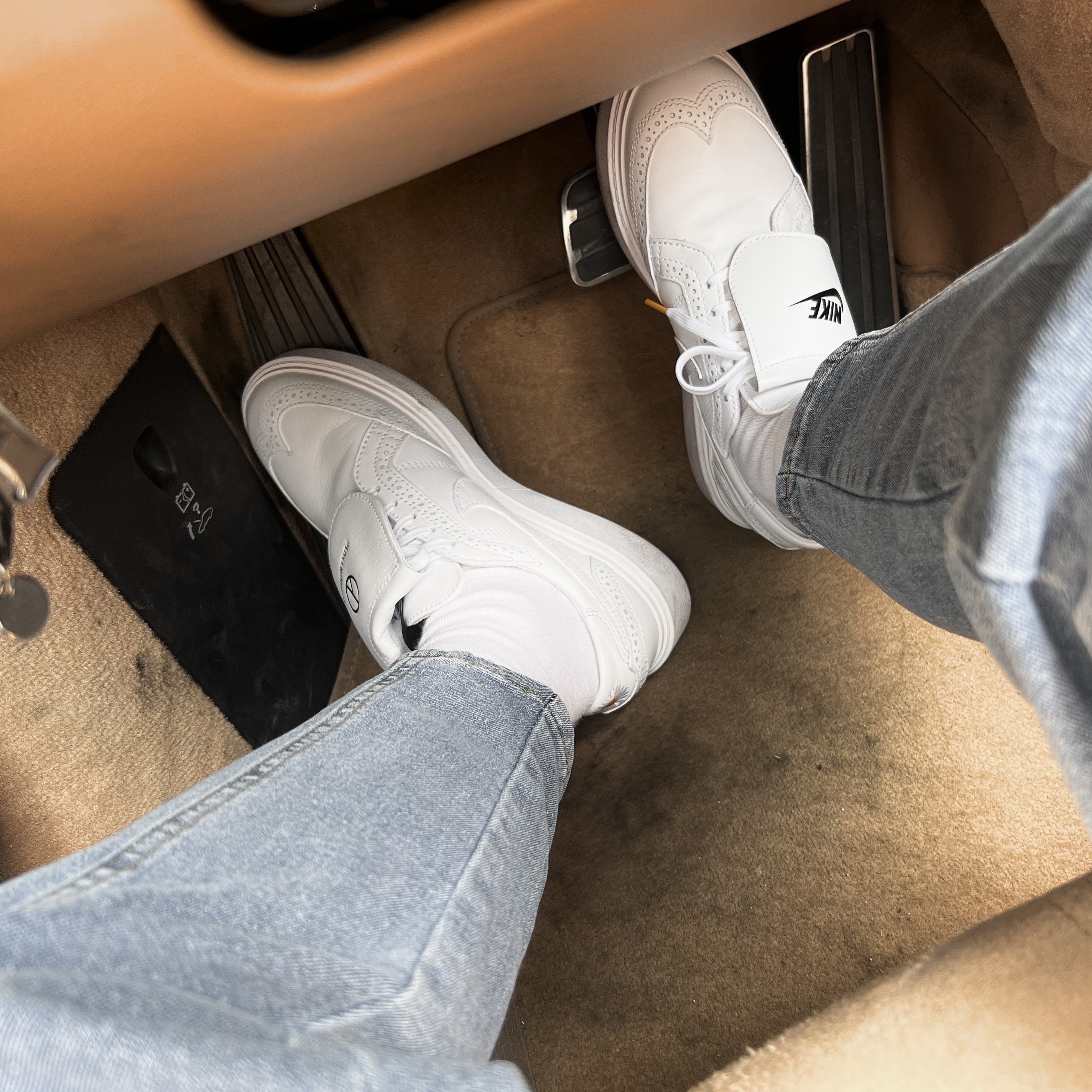 Nike x Peaceminusone Kwondo1 White 착용 스타일