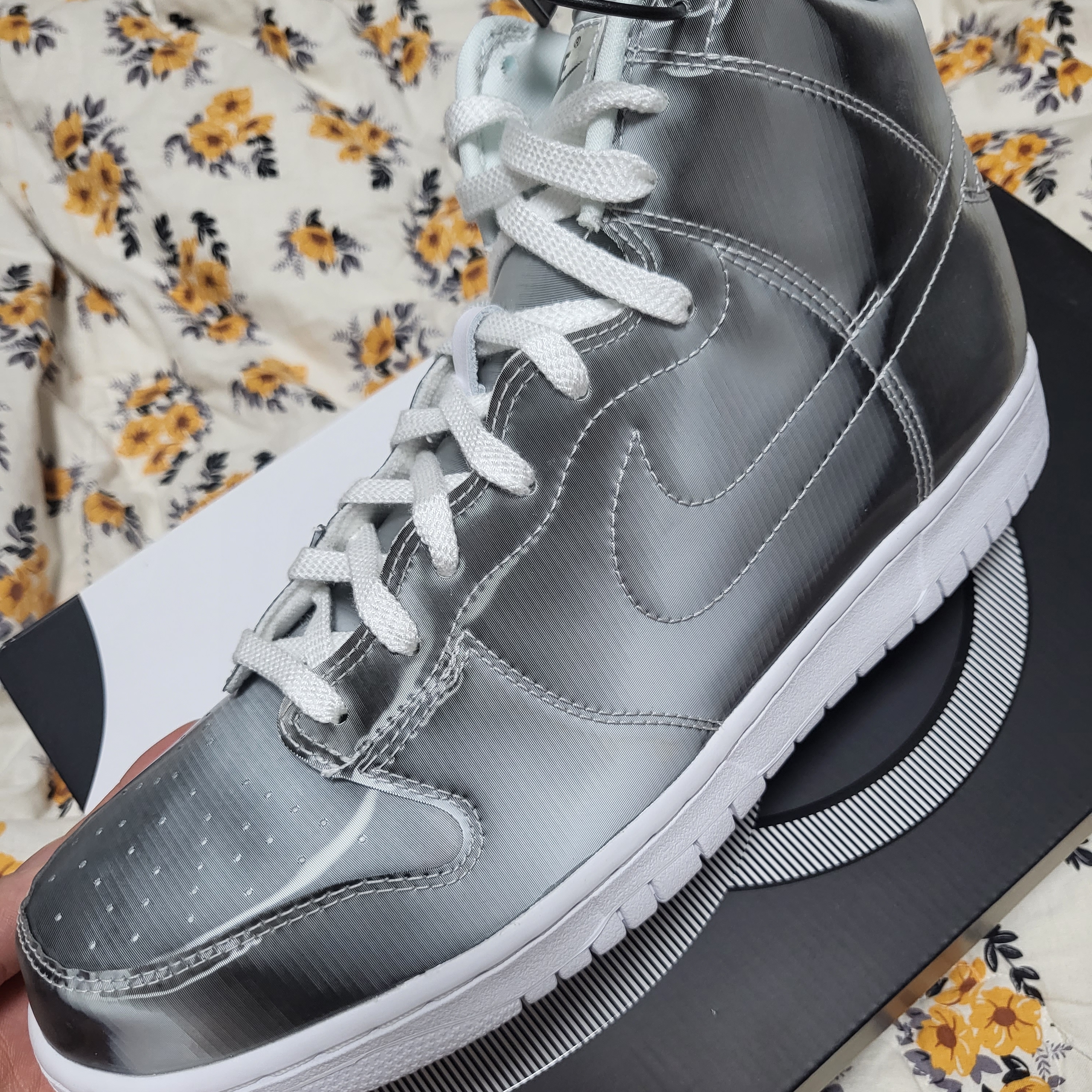 Nike x Clot Dunk High Flux 착용 스타일 - 1