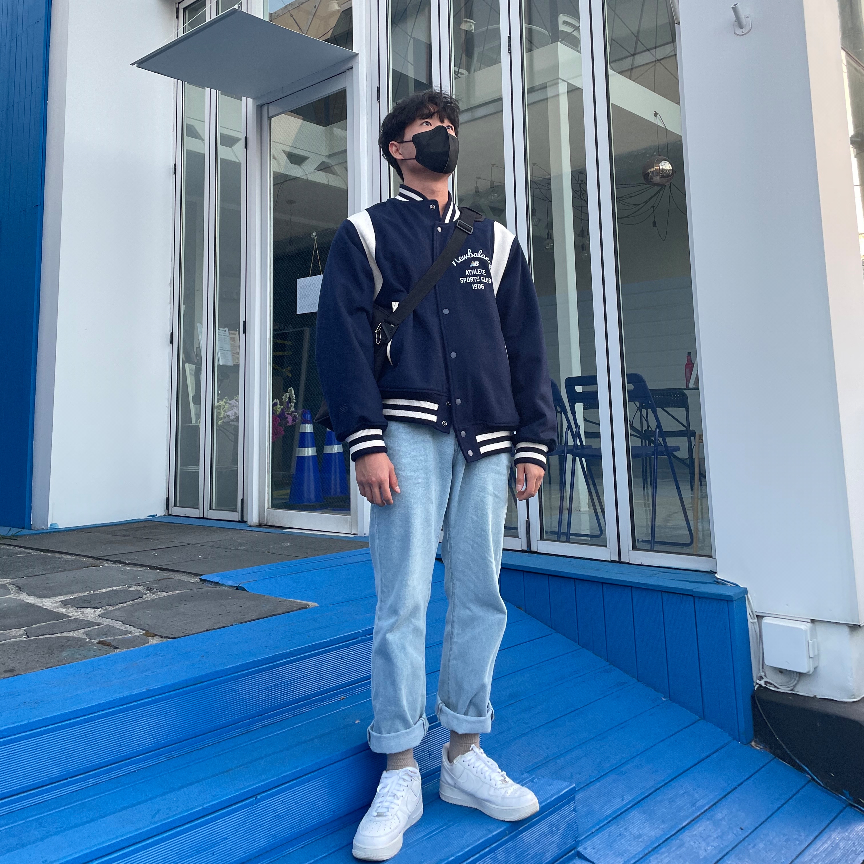 Nike x Supreme Air Force 1 Low White, Nike x Stussy Tote Bag 착용 스타일