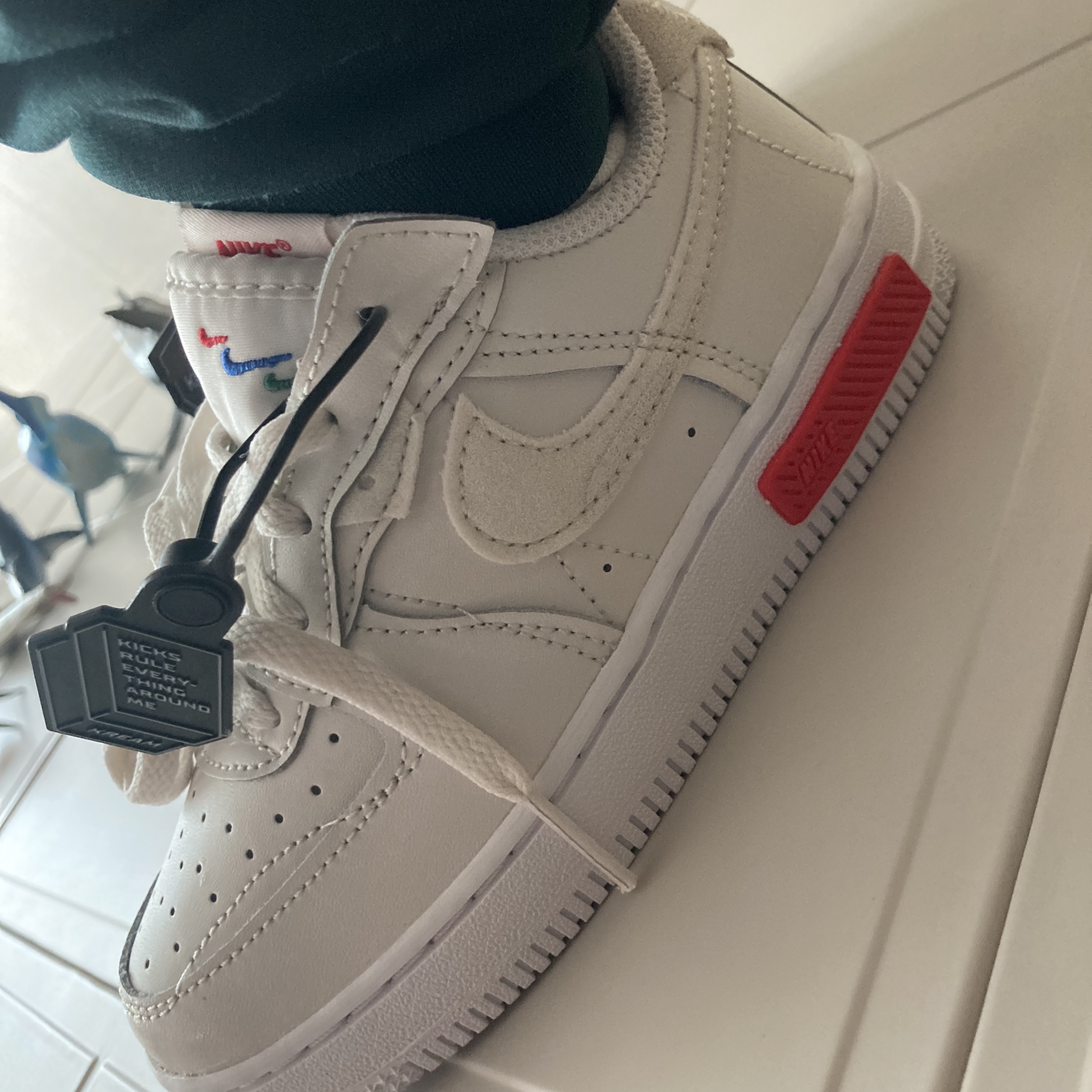 (PS) Nike Air Force 1 Fontanka Phantom White 착용 스타일 - 2