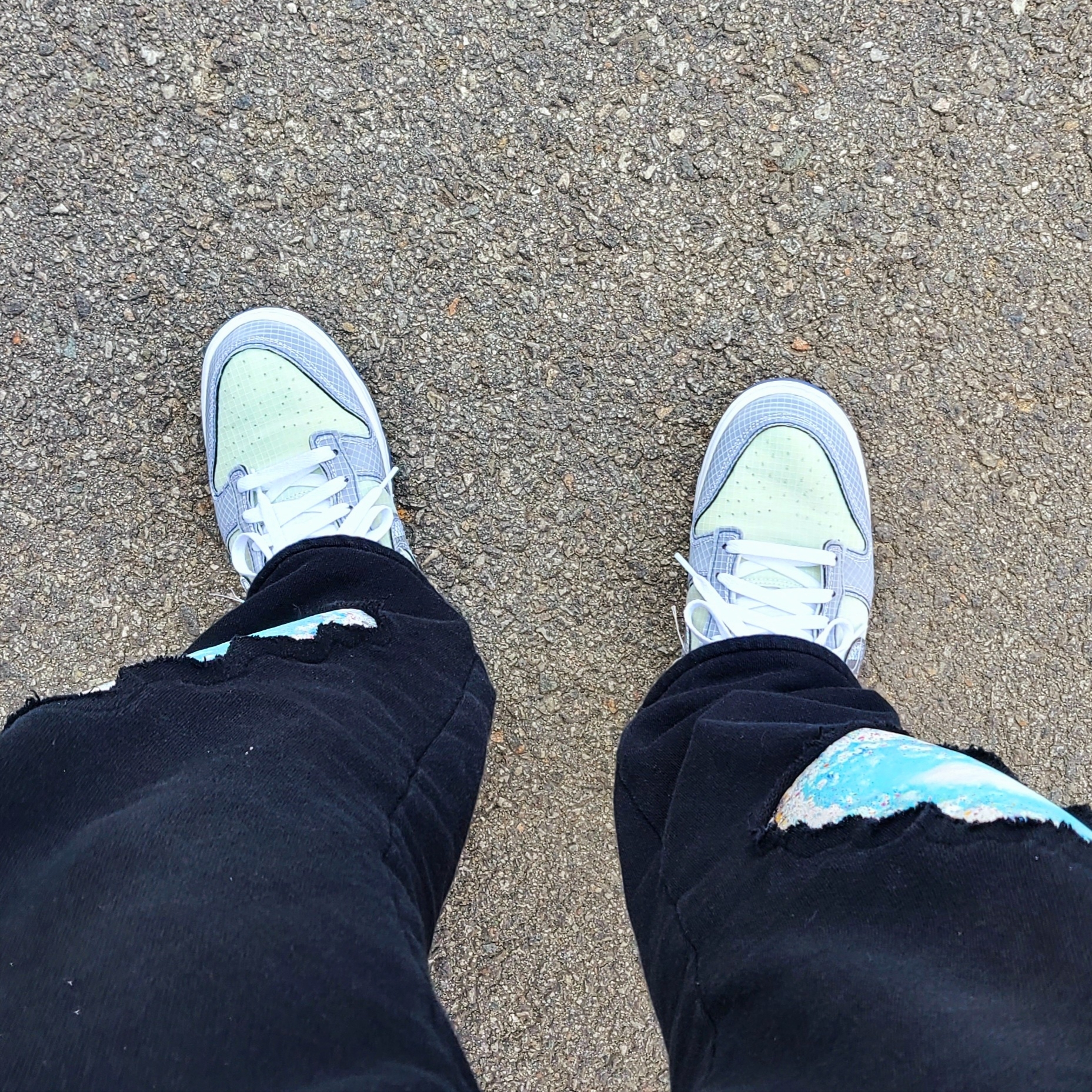 Nike x Union Dunk Low Passport Pack Pistachio 착용 스타일