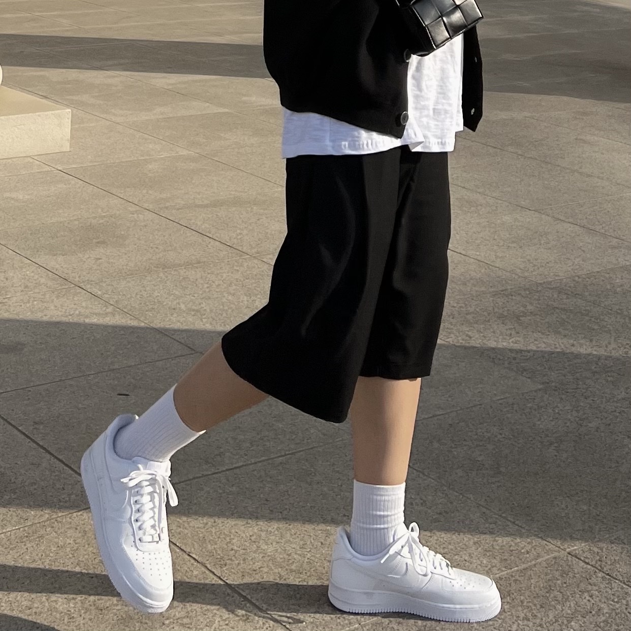 Nike Air Force 1 '07 Low White 착용 스타일 - 1