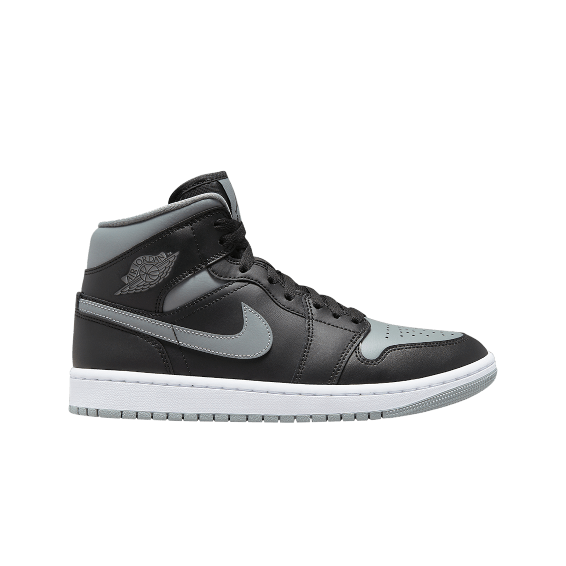 (W) 조던 1 미드 블랙 파티클 그레이((W) Jordan 1 Mid Black Particle Grey)