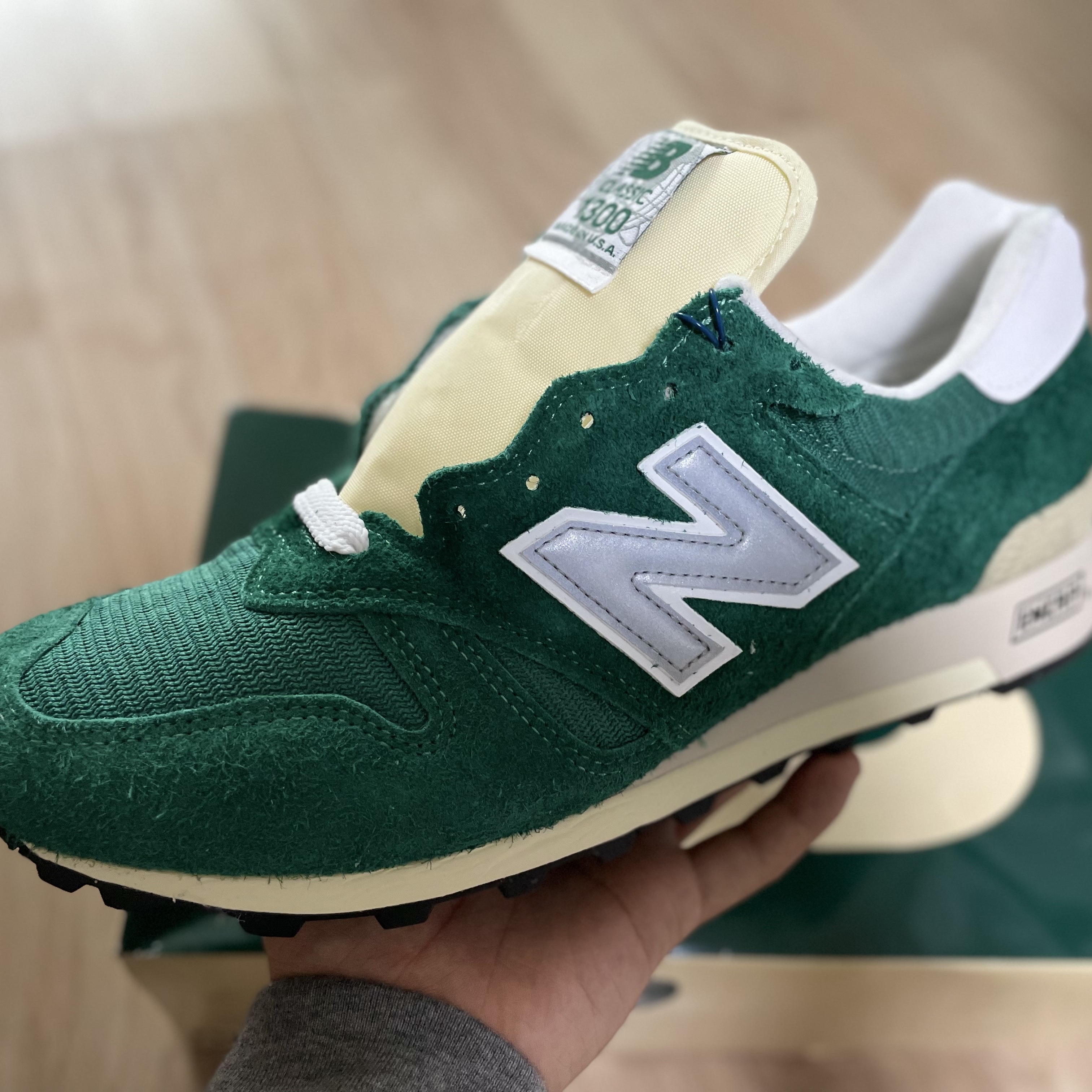 New Balance x Aime Leon Dore 1300 Botanical Green 착용 스타일
