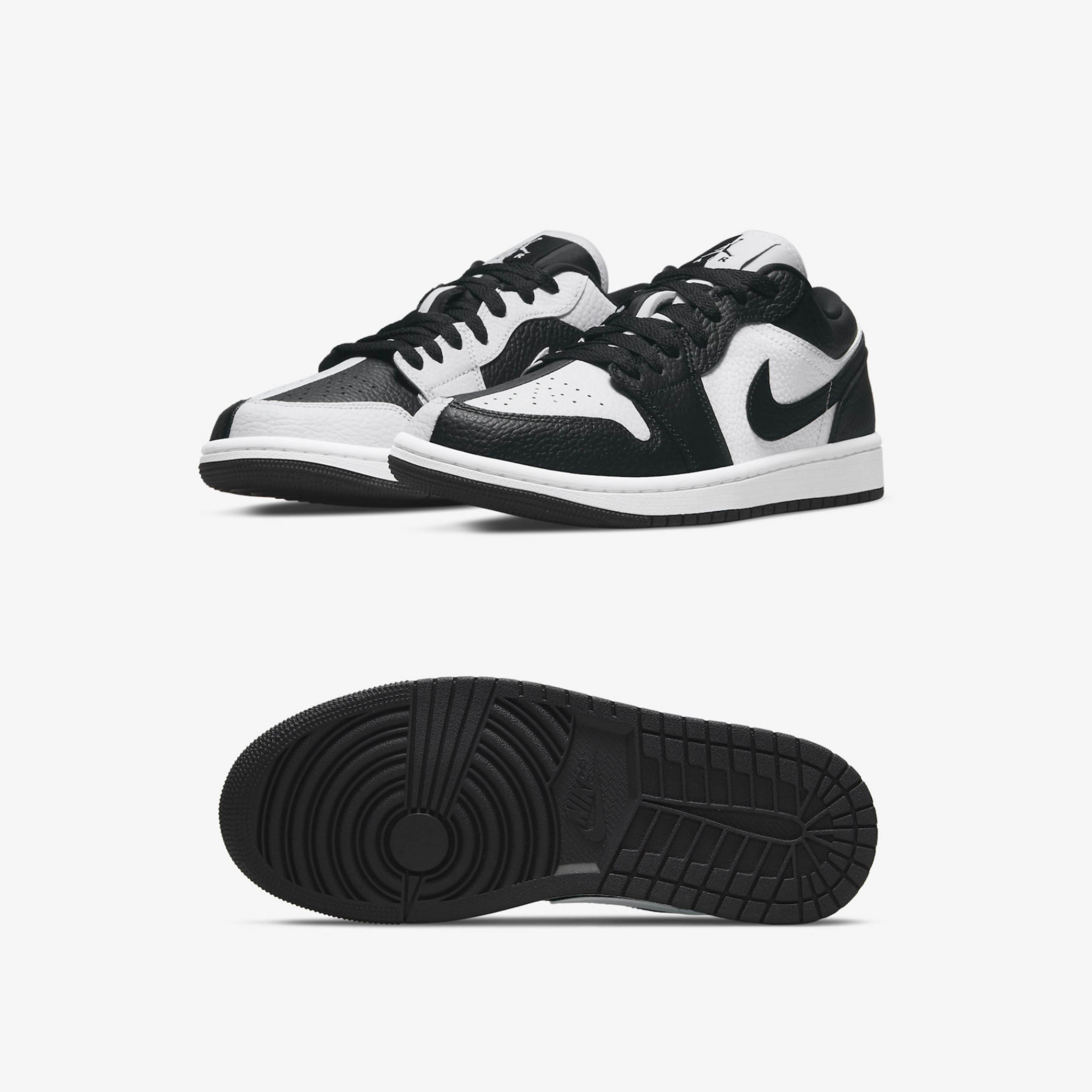 (W) Jordan 1 Low SE Black White 착용 스타일 - 2