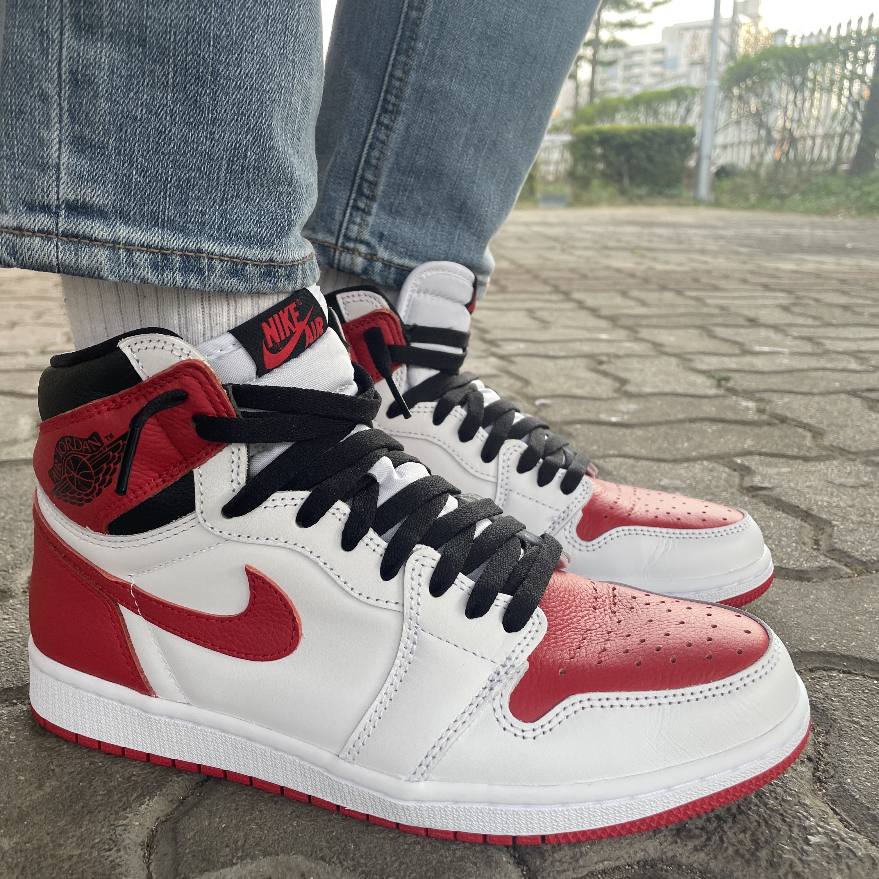 Jordan 1 Retro High OG Heritage 착용 스타일 - 2