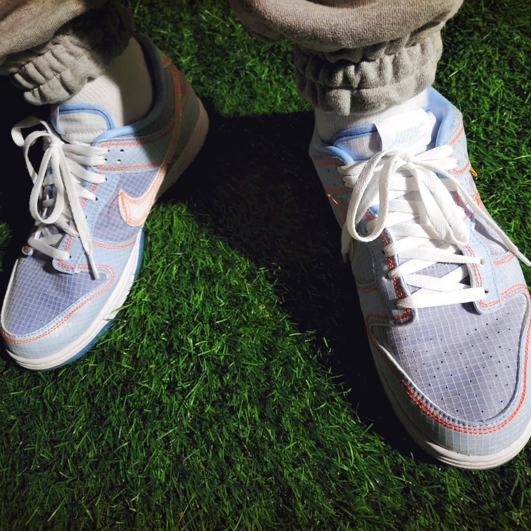 Nike x Union Dunk Low Passport Pack Argon 착용 스타일 - 4