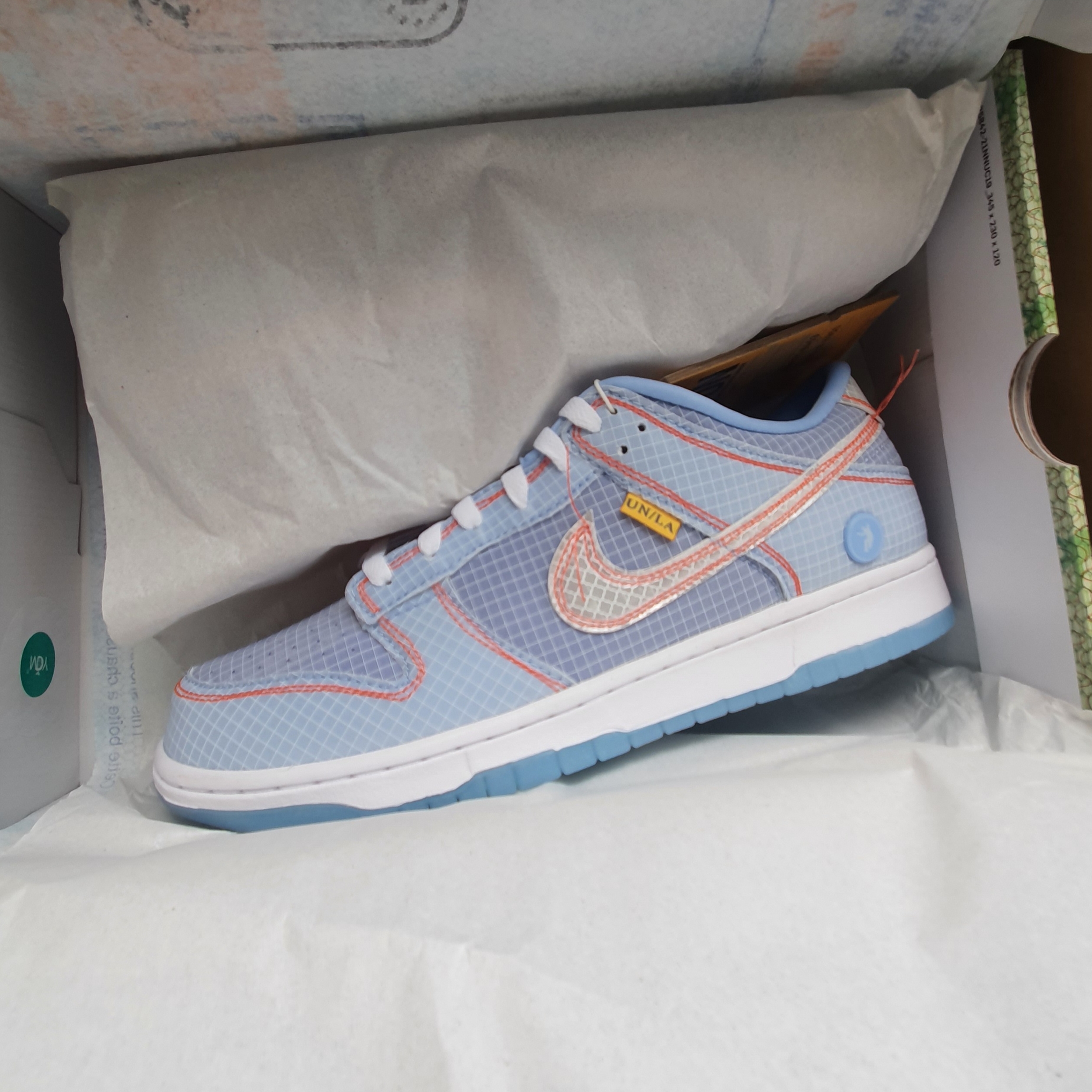 Nike x Union Dunk Low Passport Pack Argon 착용 스타일 - 3