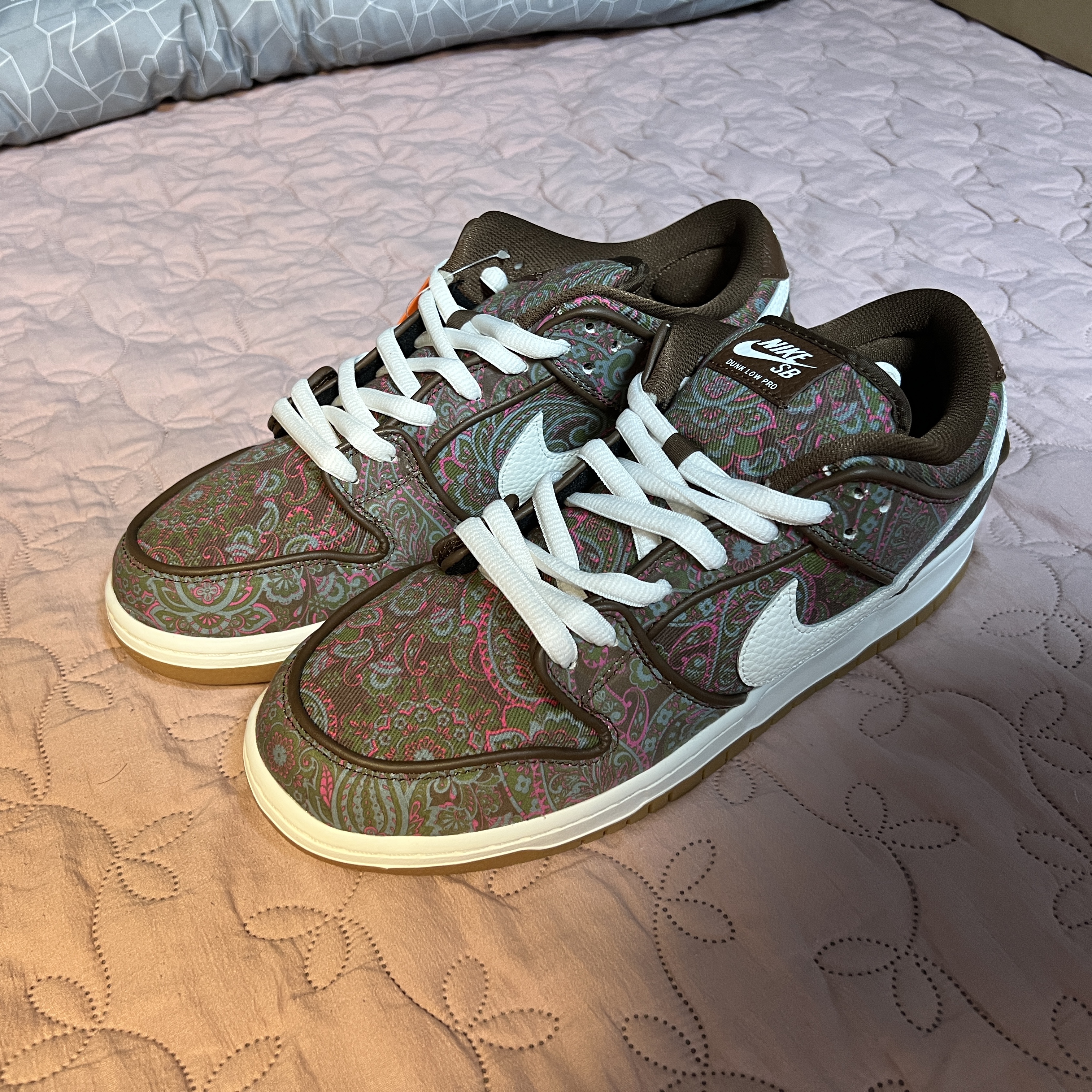 Nike SB Dunk Low Pro Premium Paisley 착용 스타일 - 1