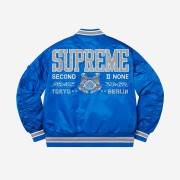 Supreme Second To None MA-1 Jacket Blue - 22SS