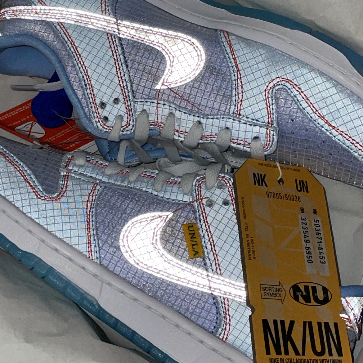 Nike x Union Dunk Low Passport Pack Argon 착용 스타일
