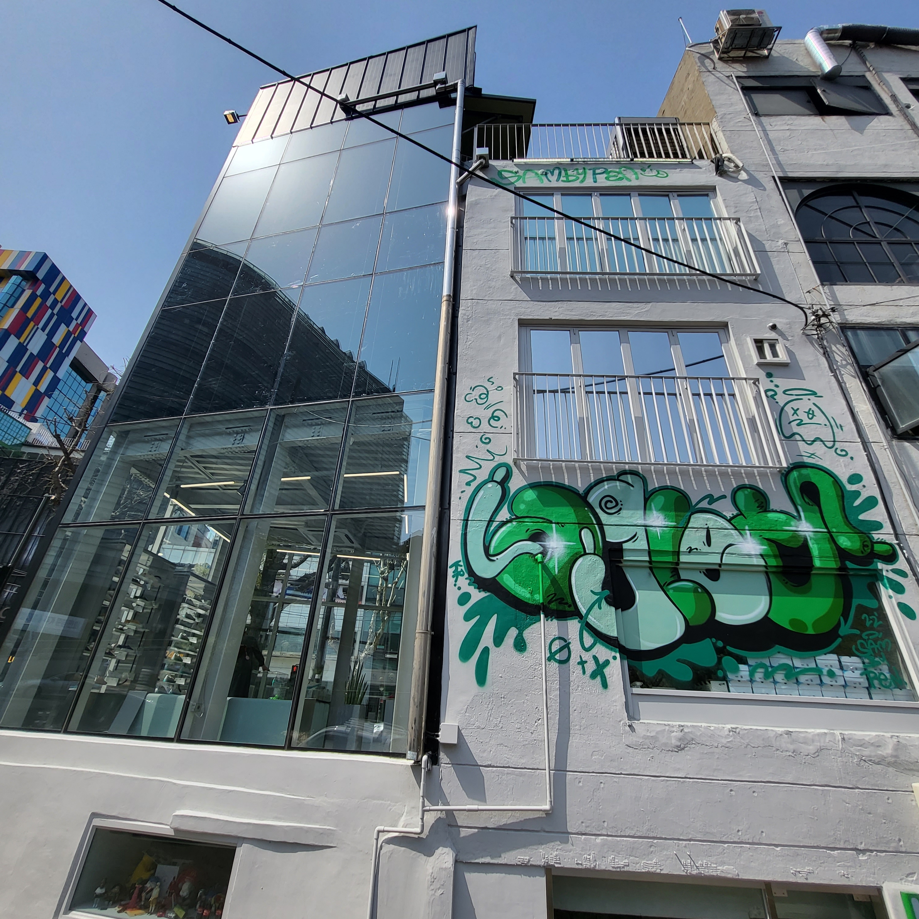 Nike Air More Uptempo White Varsity Red 2018 착용 스타일 - 3