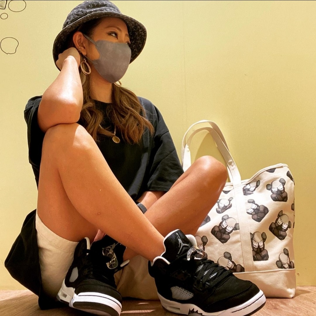 (GS) Jordan 5 Retro Moonlight 착용 스타일 - 1