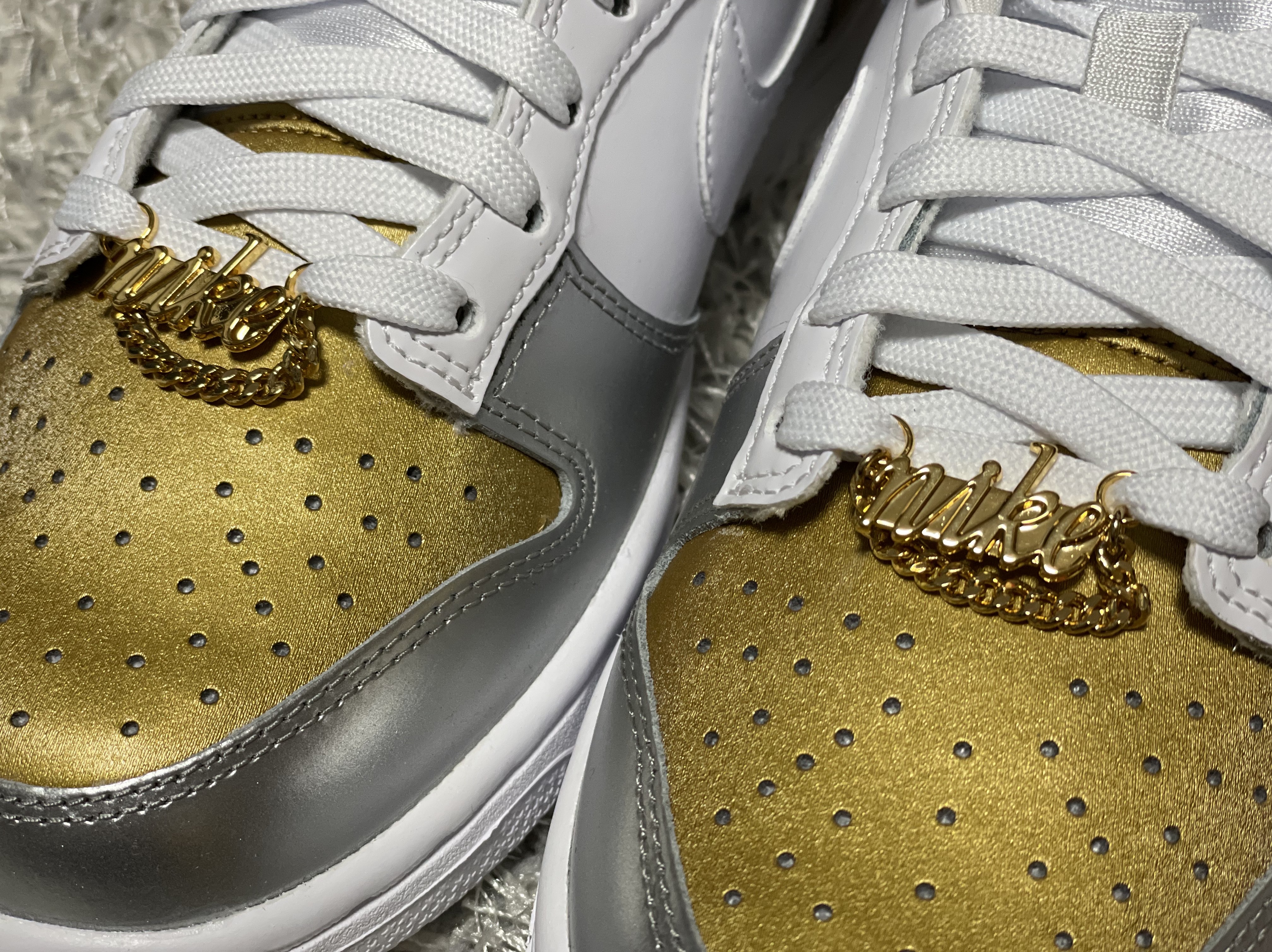 (W) Nike Dunk Low SE Heirloom 착용 스타일 - 4