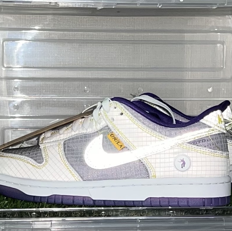 Nike x Union Dunk Low Passport Pack Court Purple White 착용 스타일