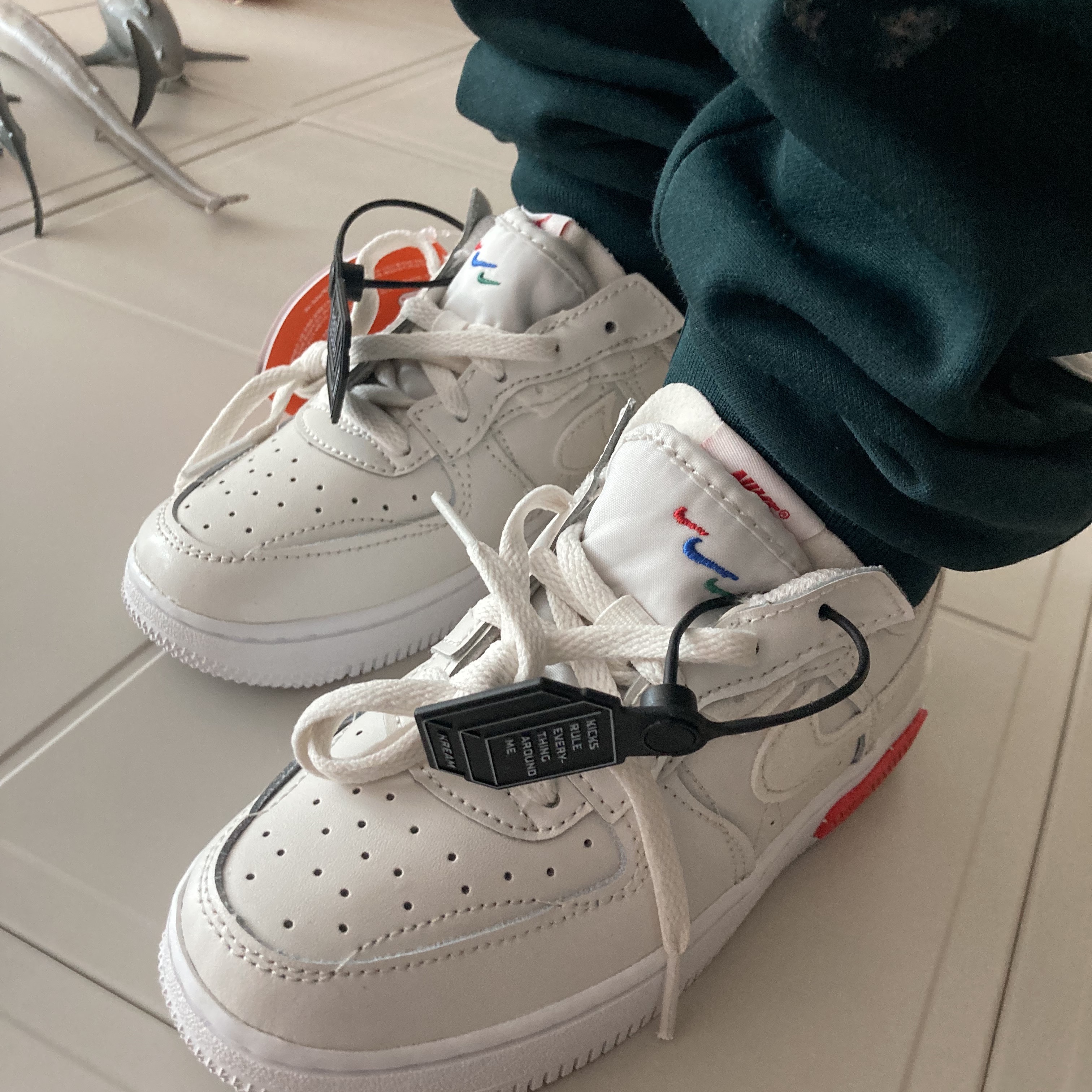 (PS) Nike Air Force 1 Fontanka Phantom White 착용 스타일 - 1
