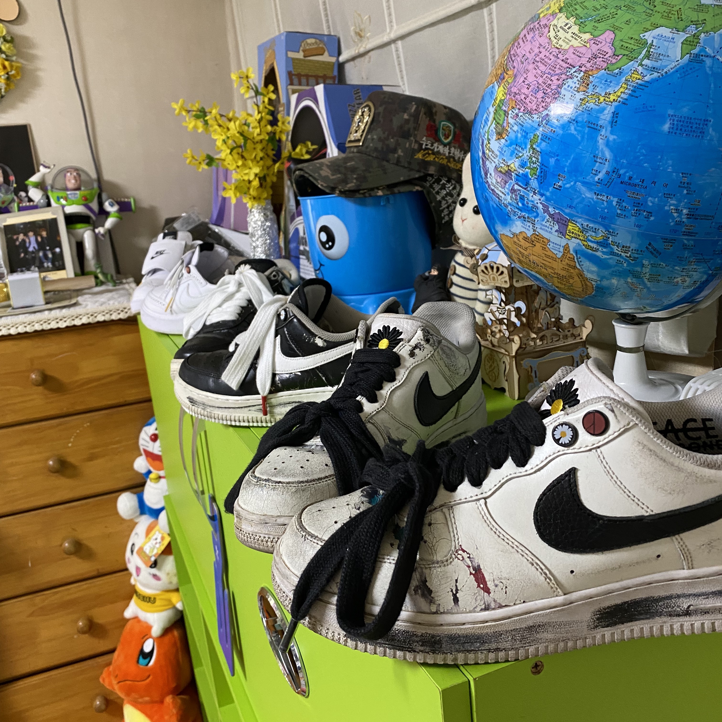 Nike x Peaceminusone Air Force 1 Low Para-Noise 2.0, Nike x Peaceminusone Air Force 1 Low Para-Noise 착용 스타일