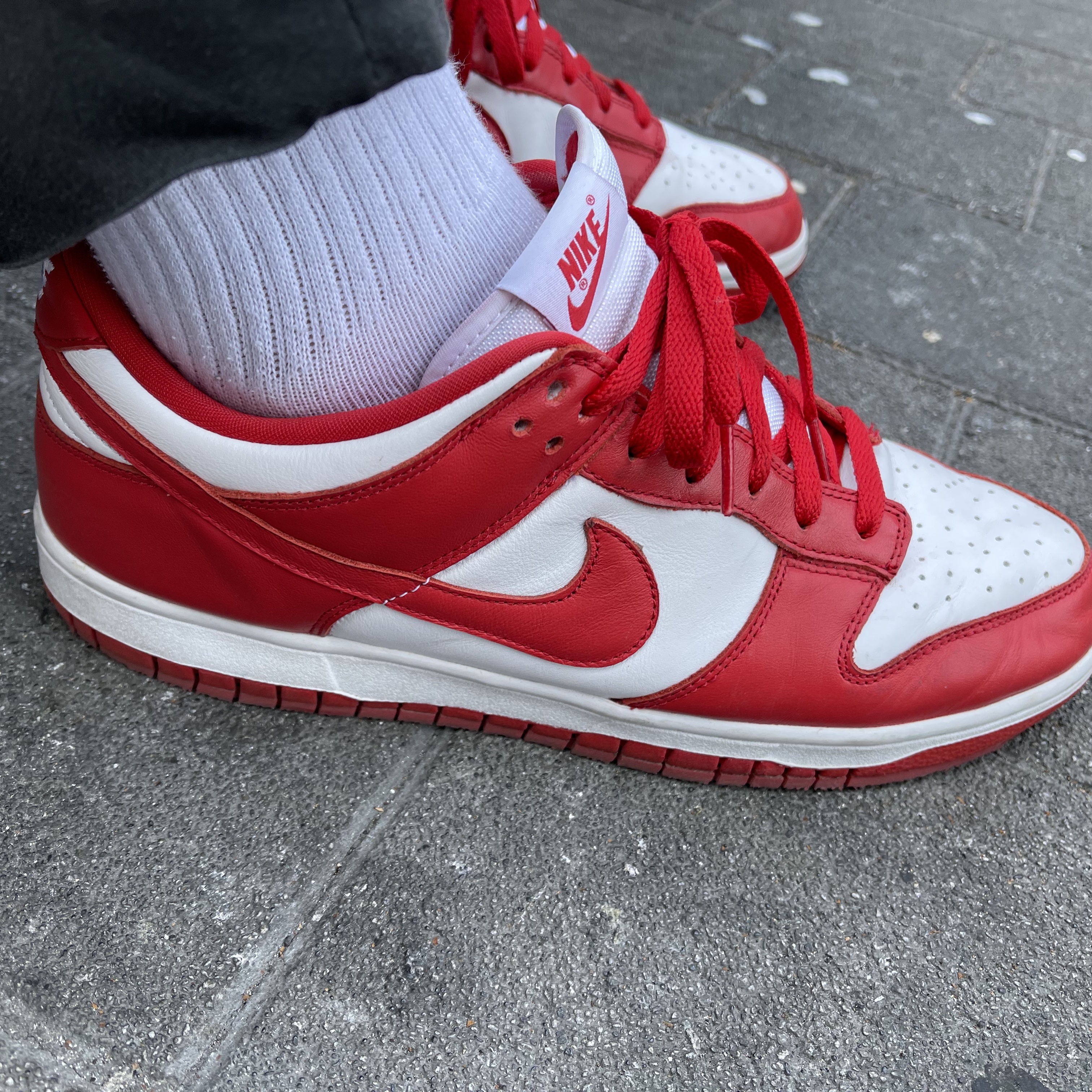 Nike Dunk Low SP University Red 2020 착용 스타일 - 1