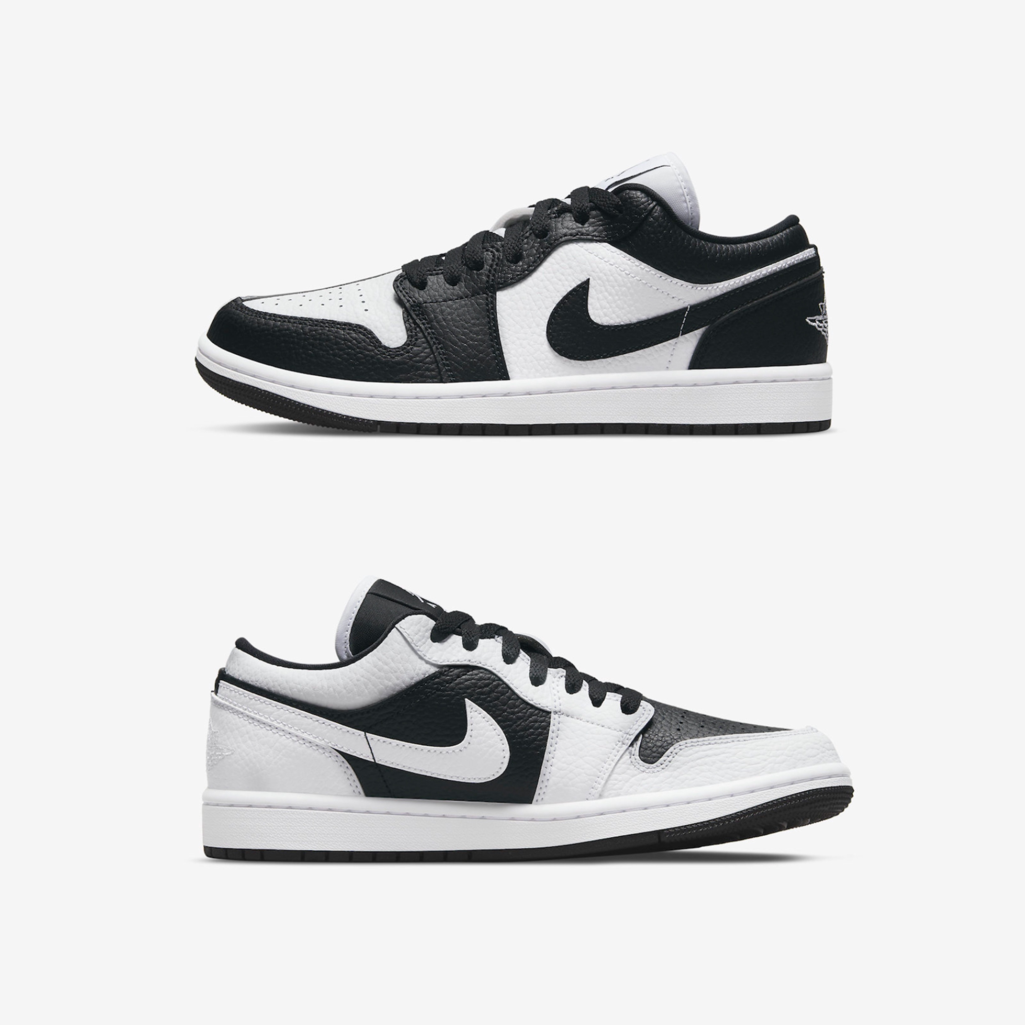 (W) Jordan 1 Low SE Black White 착용 스타일 - 3