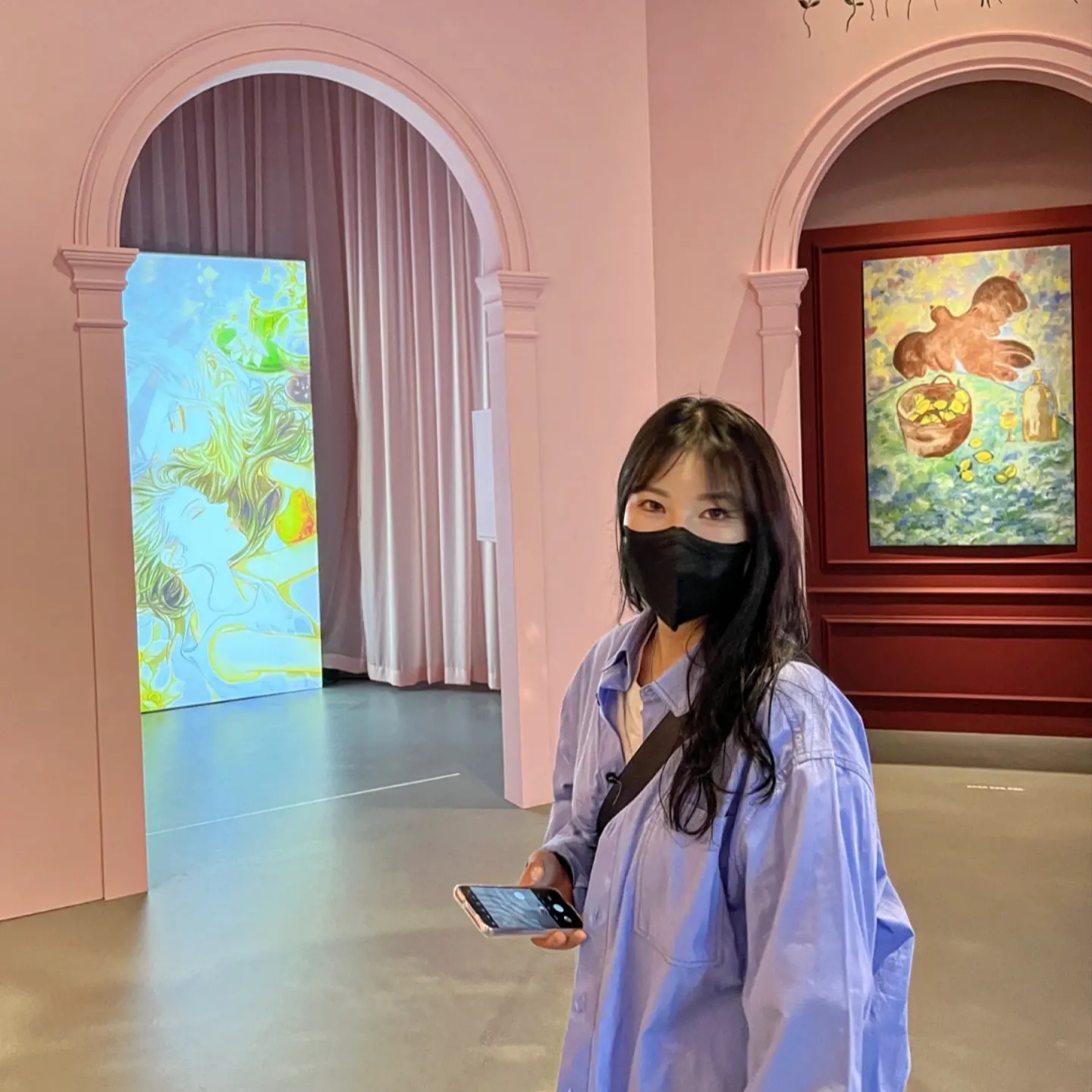 Zara x Ader Error Oversized Shirt Sky Blue, Y-3 Yohji Star Cloud White Bold Blue 착용 스타일 - 3