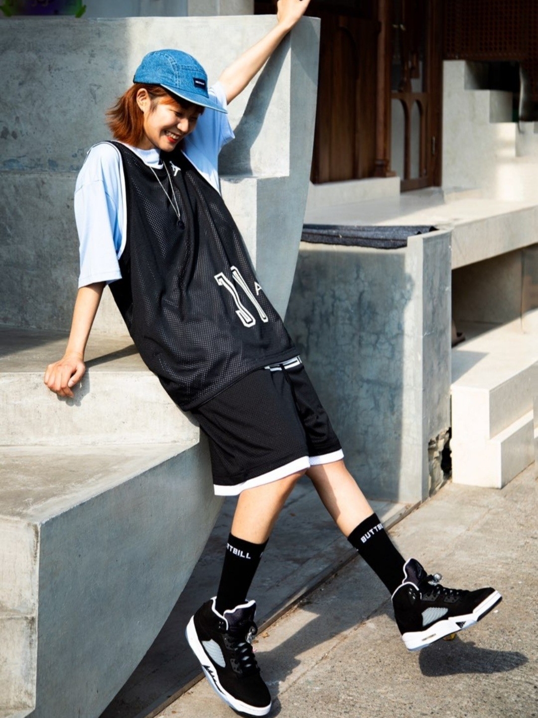 (GS) Jordan 5 Retro Moonlight 착용 스타일 - 3