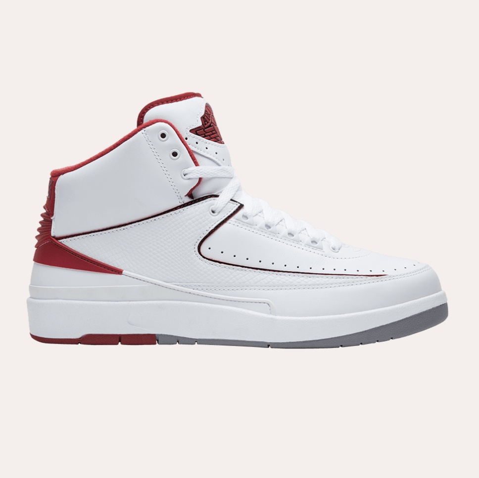 Jordan 2 Retro White Red 2014 착용 스타일 - 1