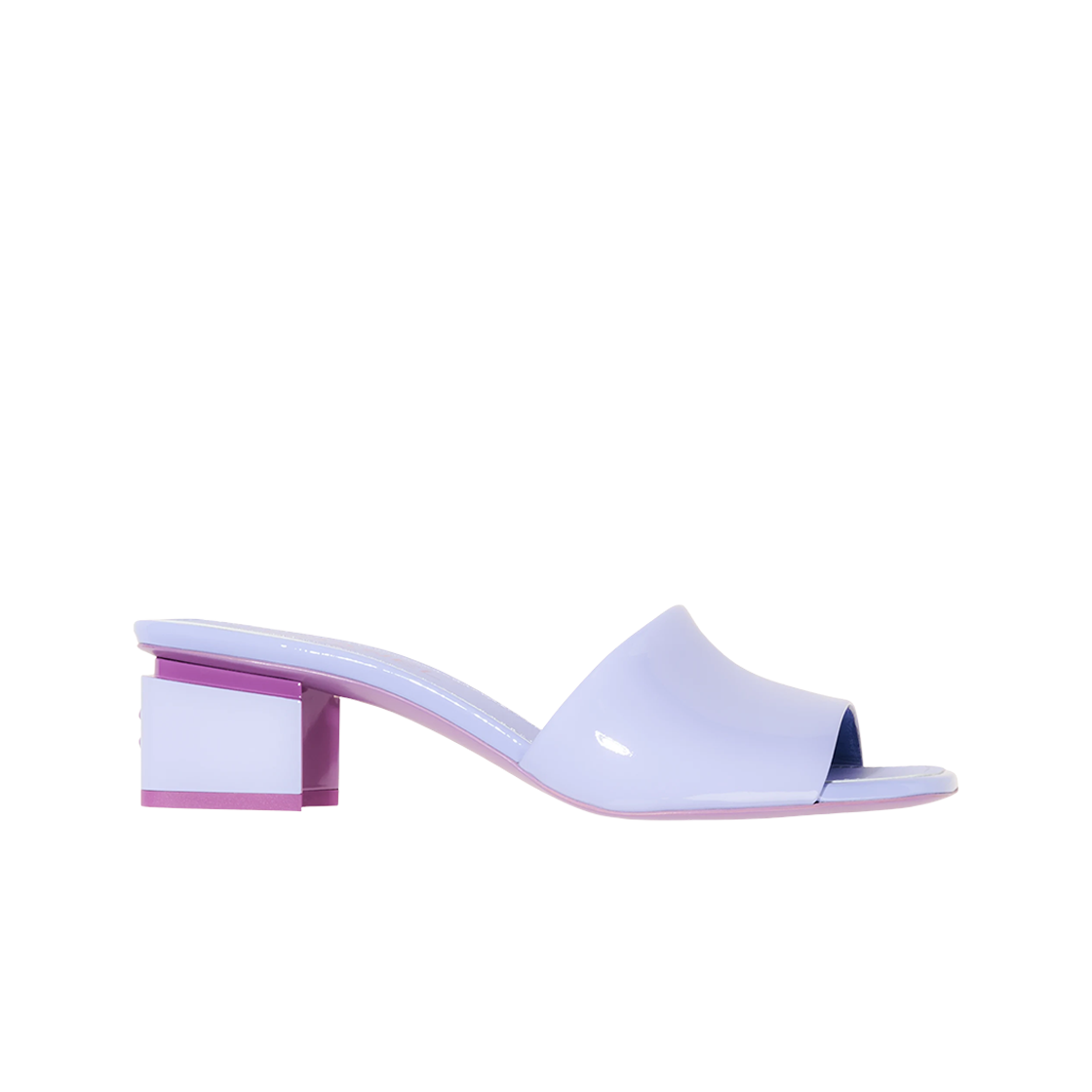 G38689-Y55660-K3723 (W) Chanel Mule Patent Calfskin & Light Purple