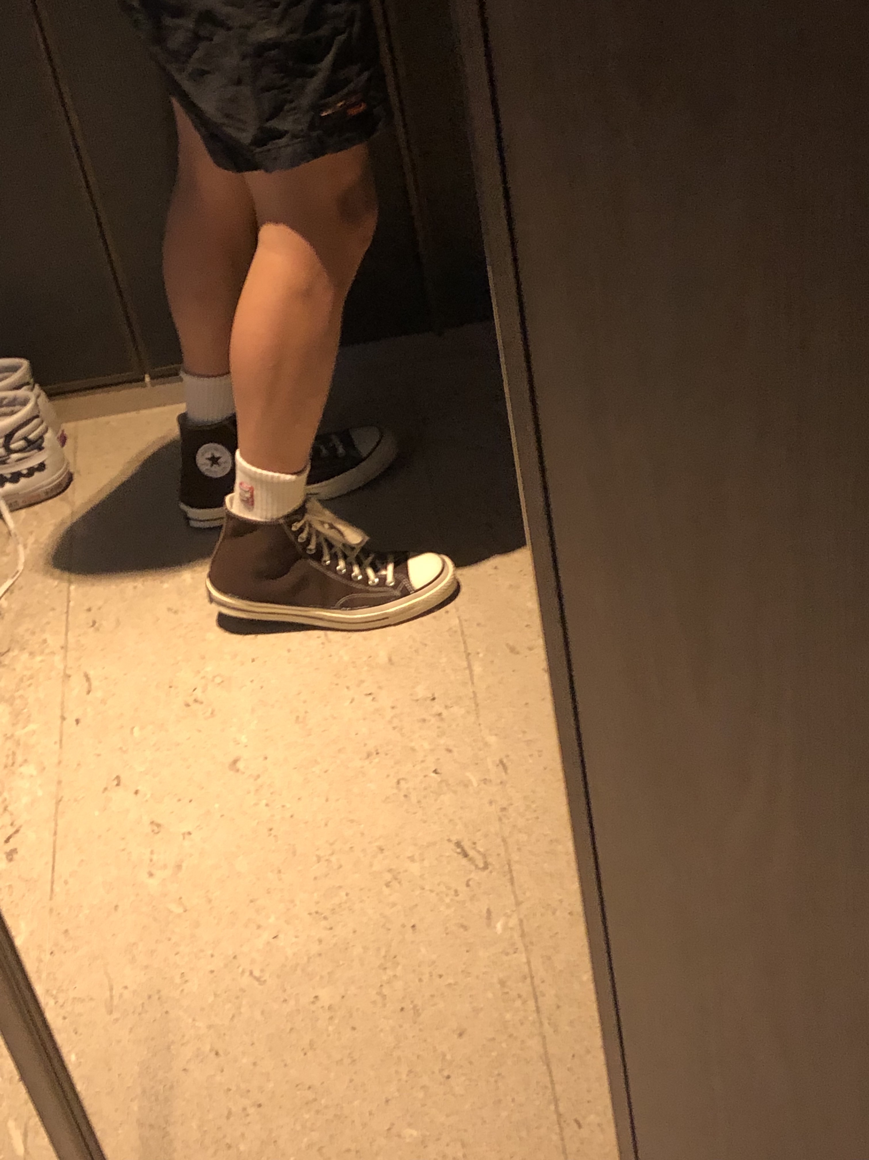 Converse Chuck 70 High Dark Root 착용 스타일