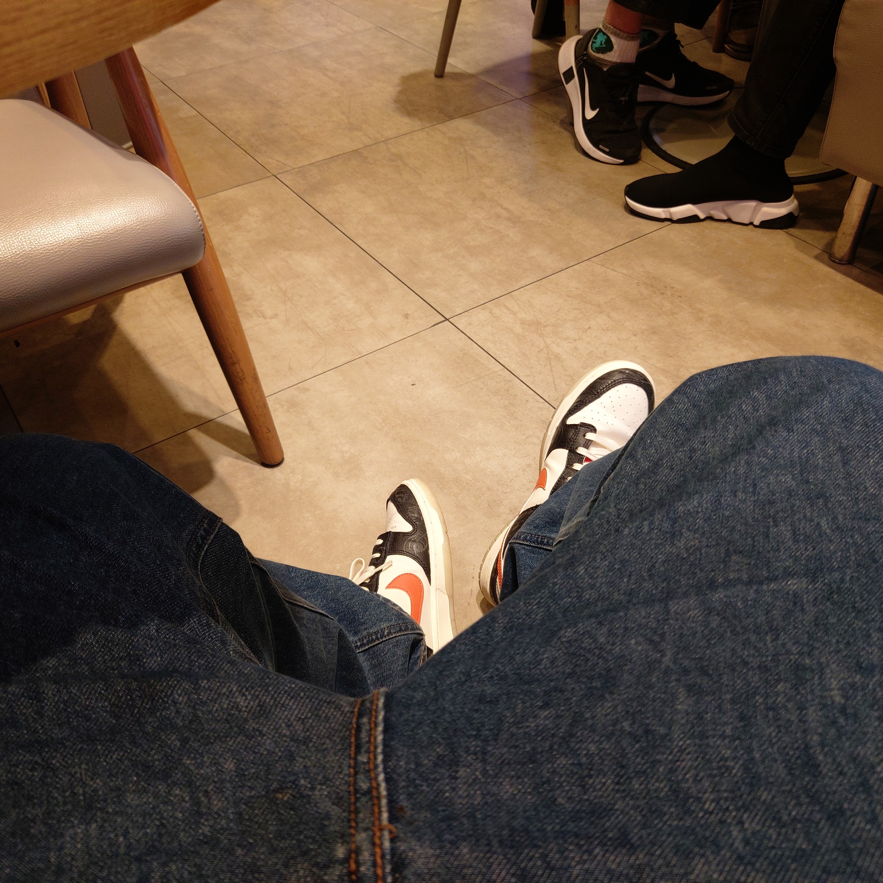 Nike Dunk Low Retro PRM Halloween 착용 스타일 - 1