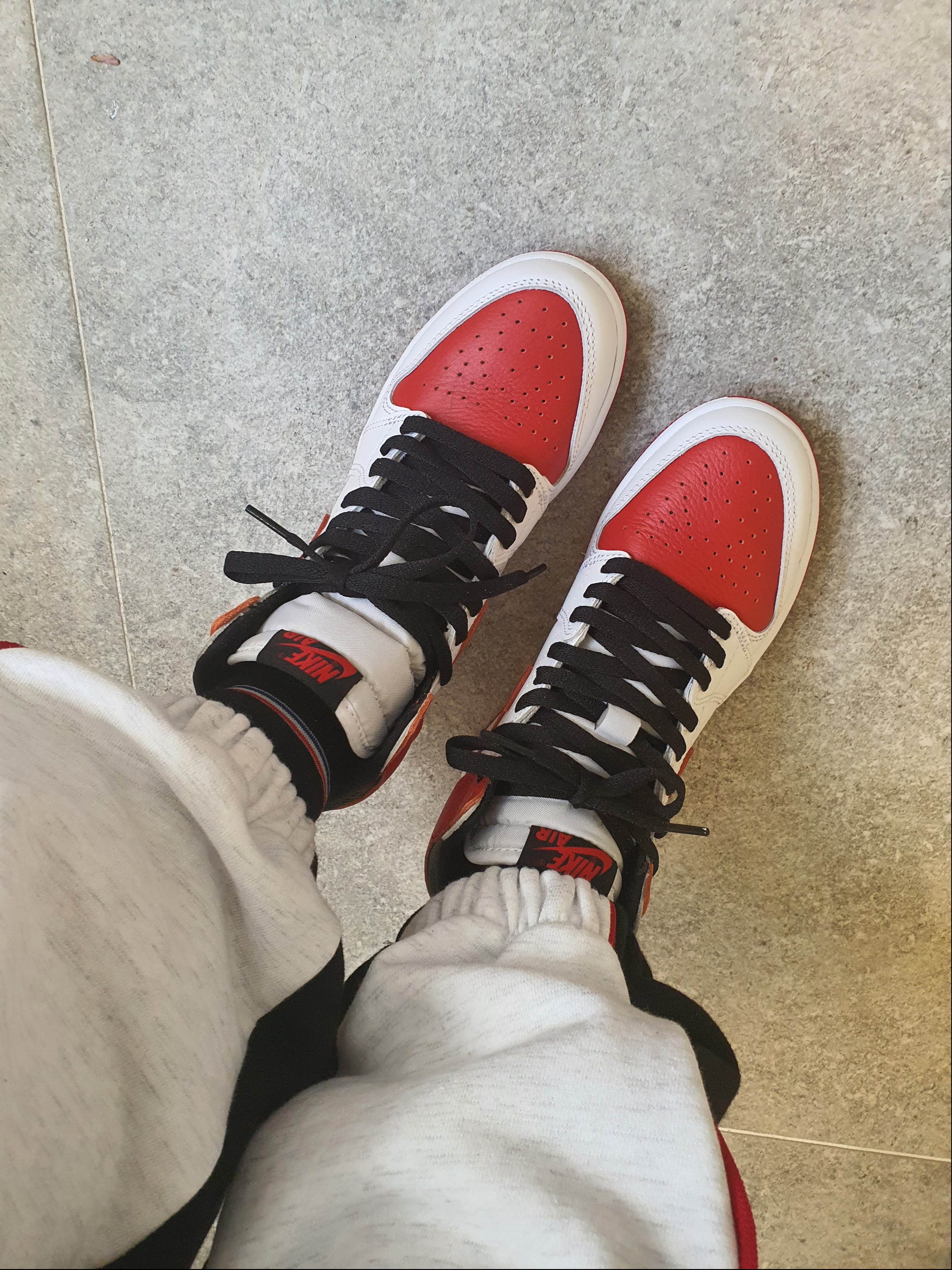 (GS) Jordan 1 Retro High OG Heritage 착용 스타일 - 2