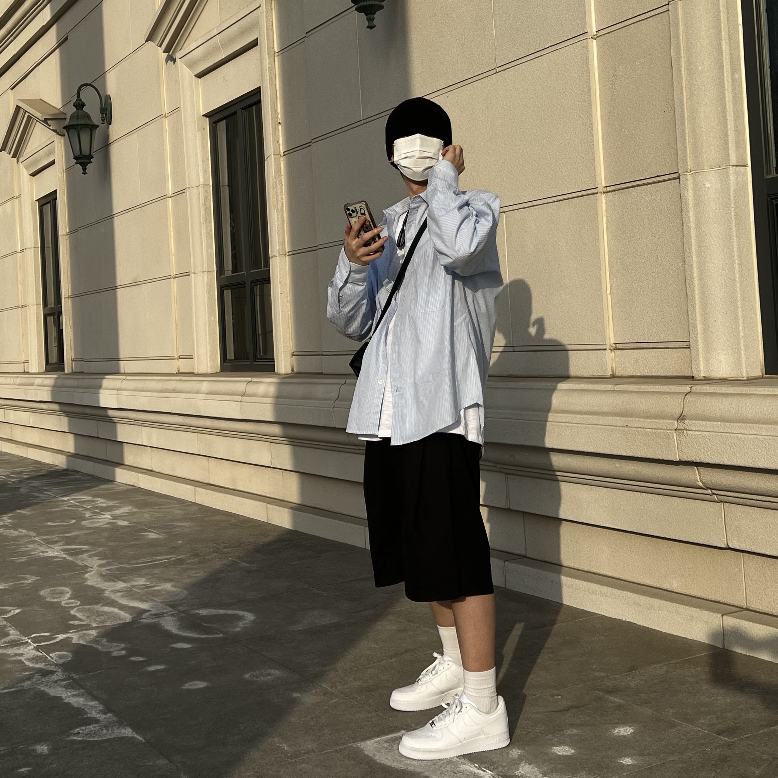 Nike Air Force 1 '07 Low White 착용 스타일