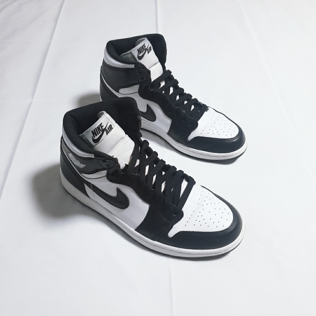 Jordan 1 Retro High OG Black White 2014 착용 스타일 - 2