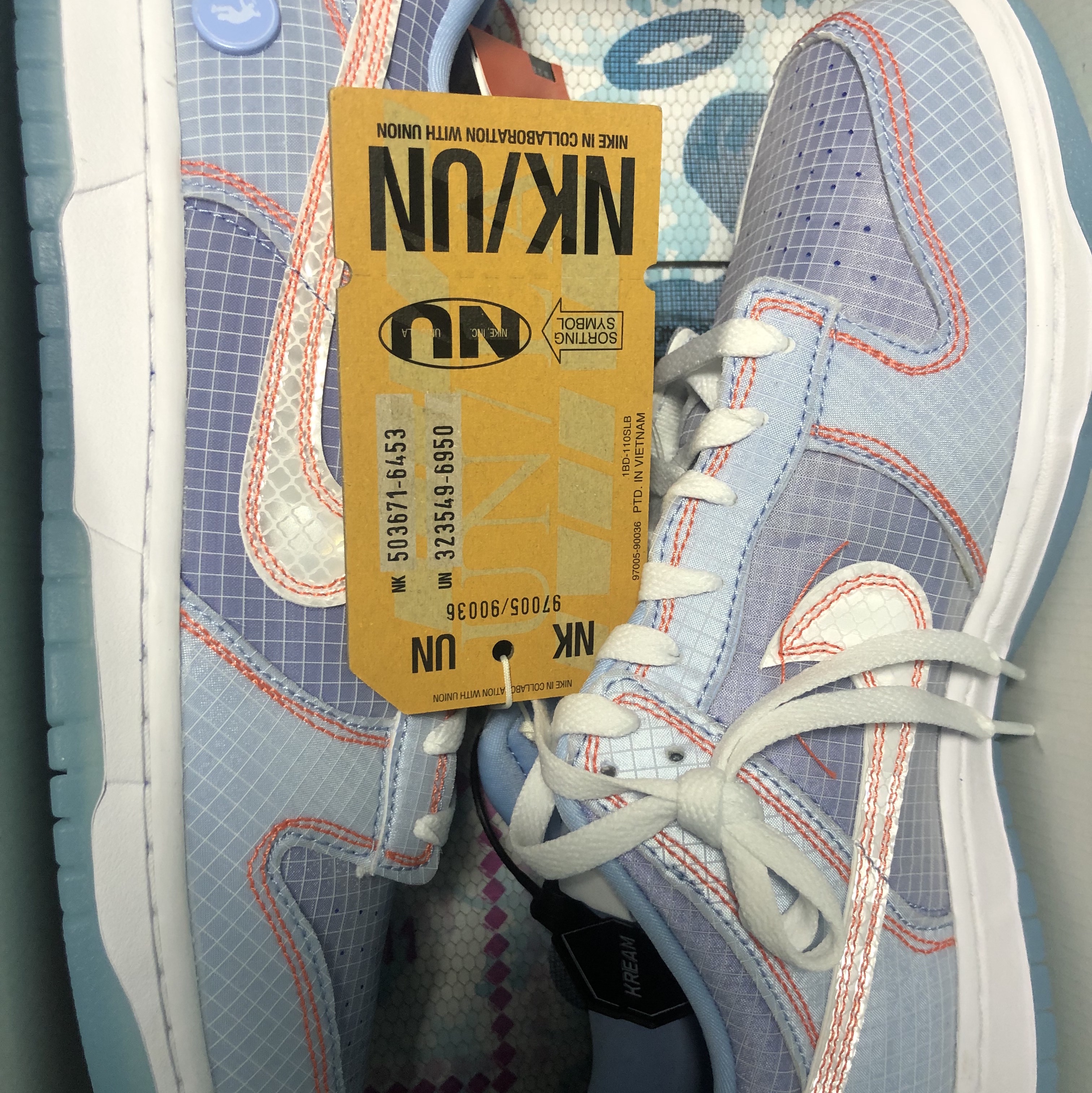 Nike x Union Dunk Low Passport Pack Argon 착용 스타일
