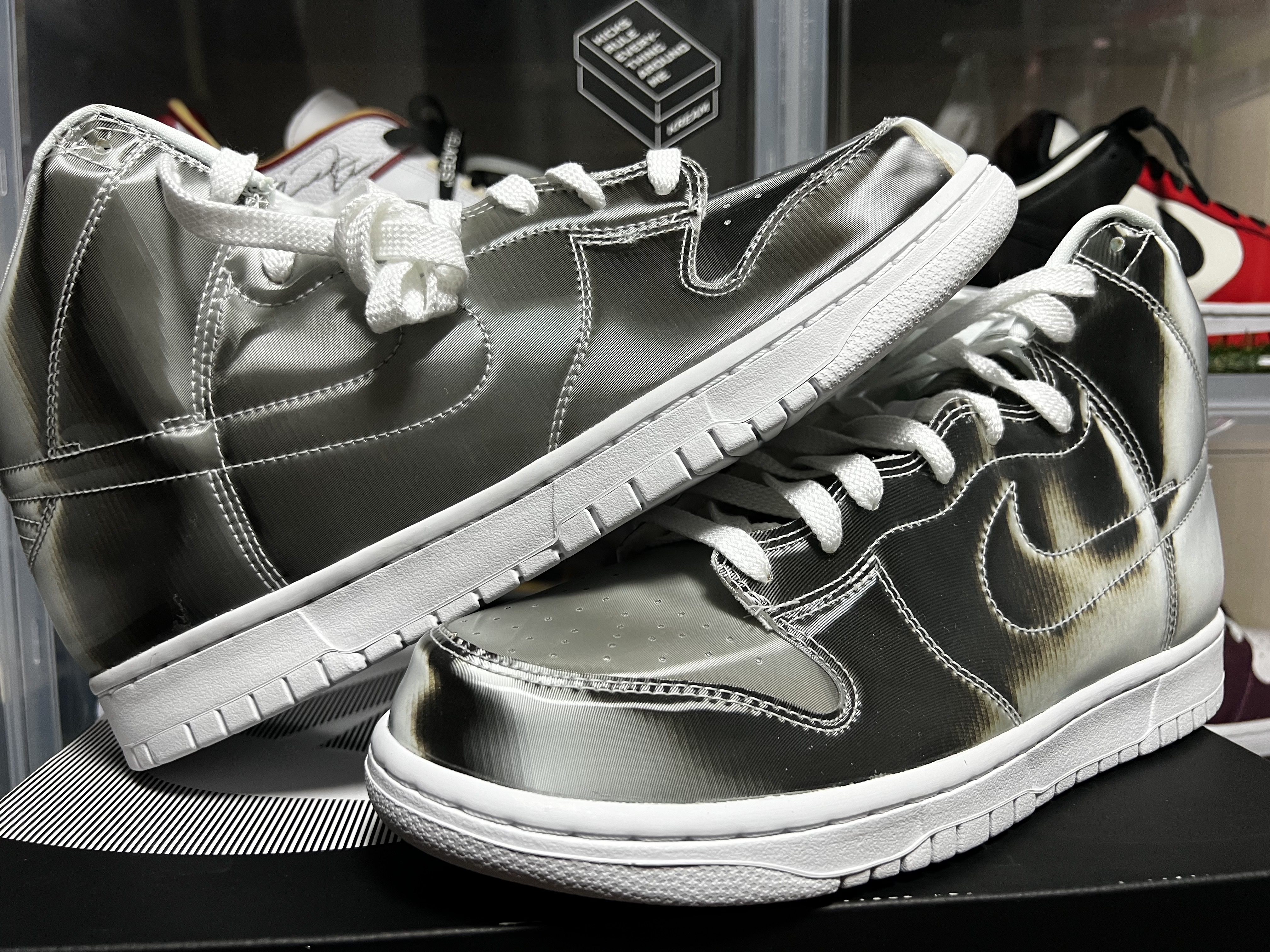 Nike x Clot Dunk High Flux 착용 스타일 - 2